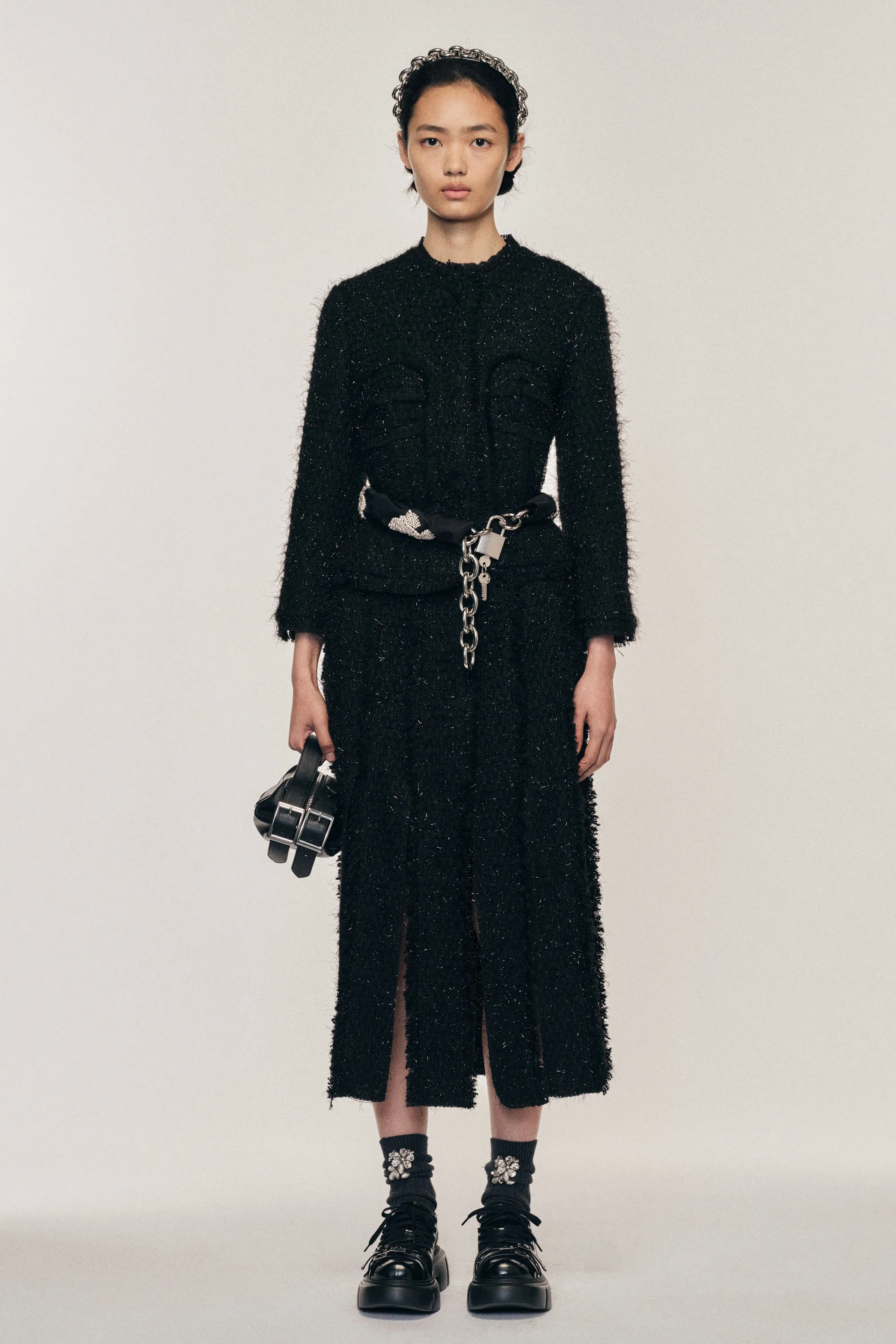 Multi Slit Fray Skirt sold by Simone Rocha