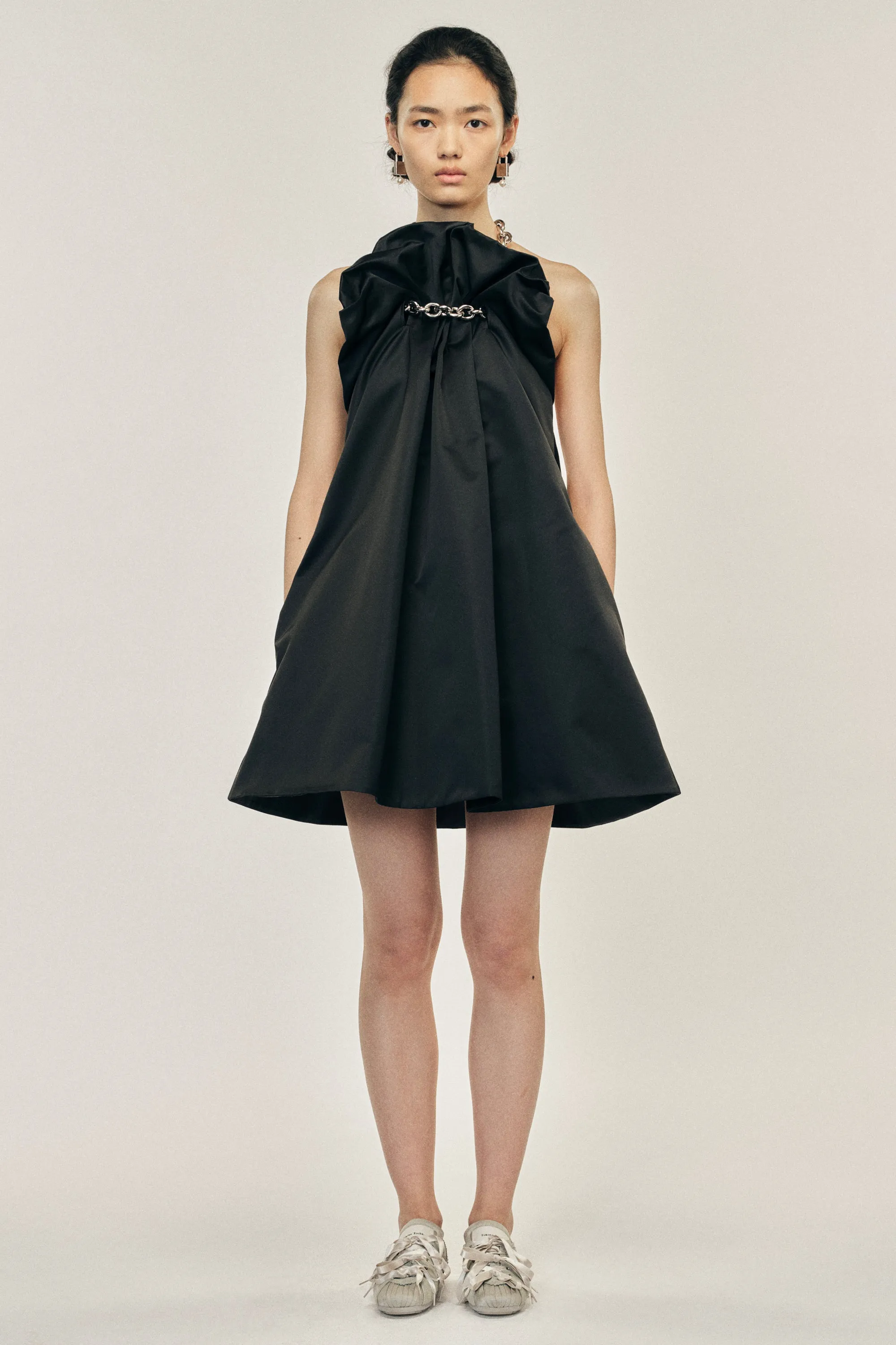 Ruched Duchess Chain Balloon Dress sold by Simone Rocha