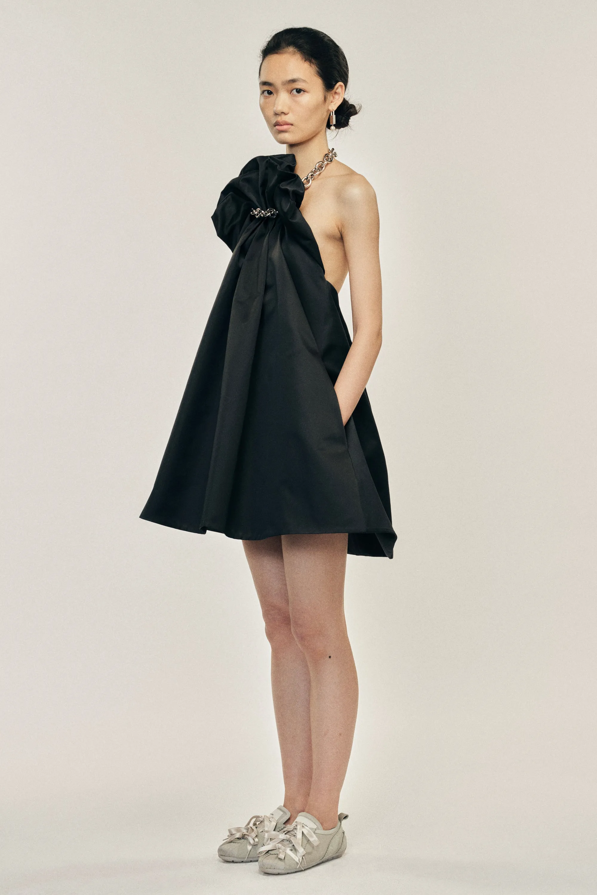 Ruched Duchess Chain Balloon Dress sold by Simone Rocha product image thumbnail 2