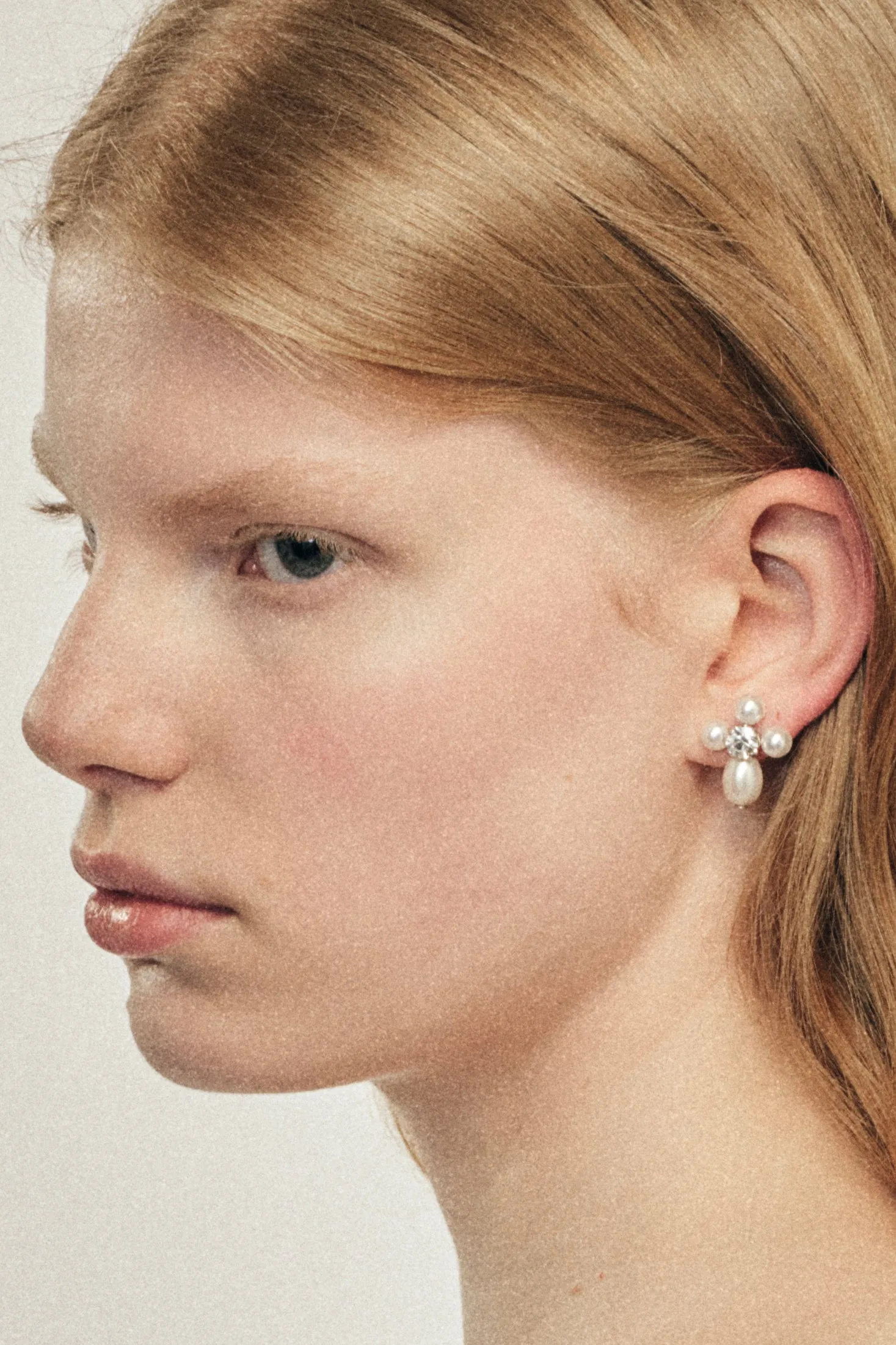 Pebble Pearl & Crystal Earrings sold by Simone Rocha product image thumbnail 2