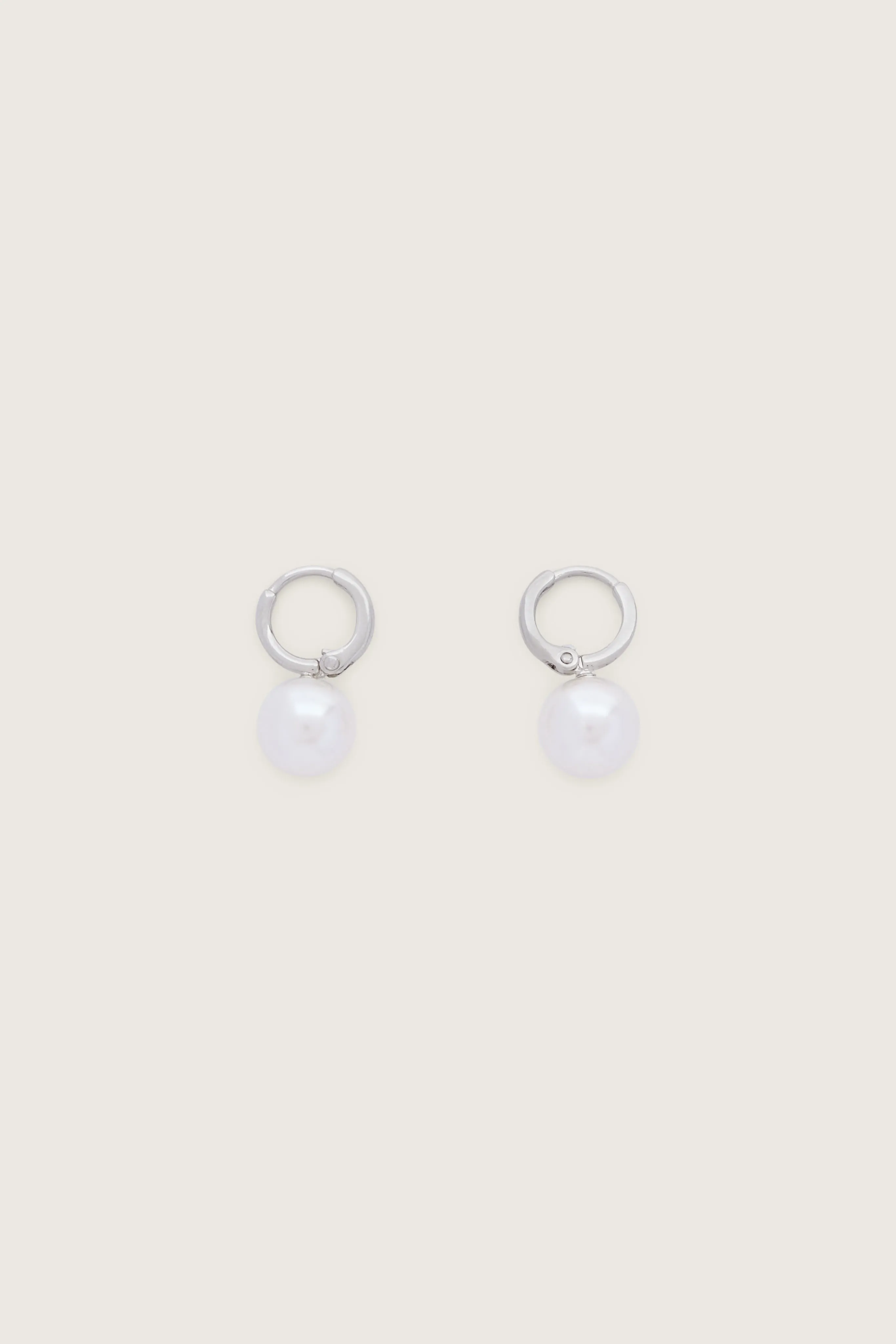 Small Pearl Hoop Earrings sold by Simone Rocha