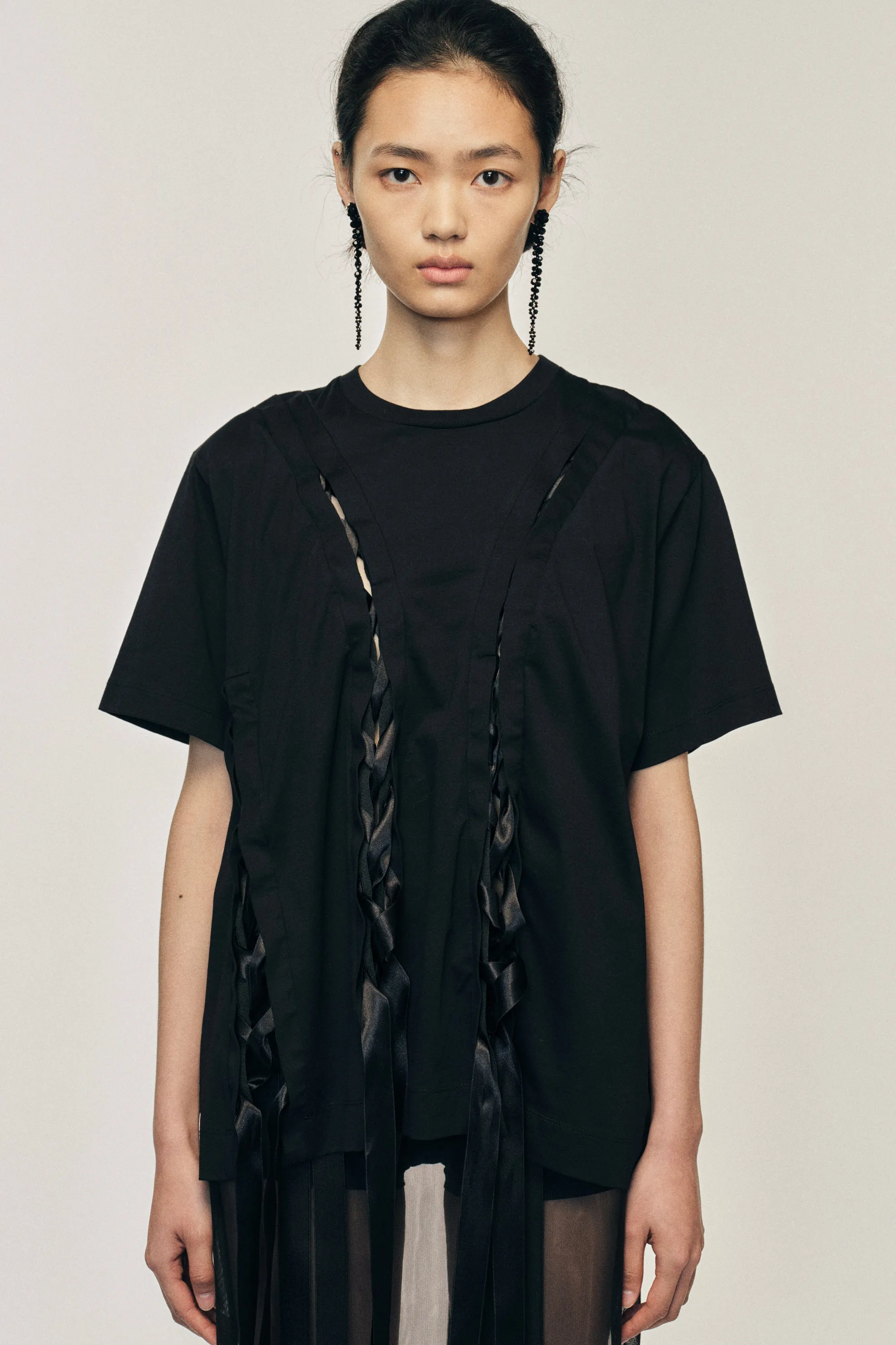 Unraveling Ribbon T-Shirt sold by Simone Rocha product image thumbnail 4