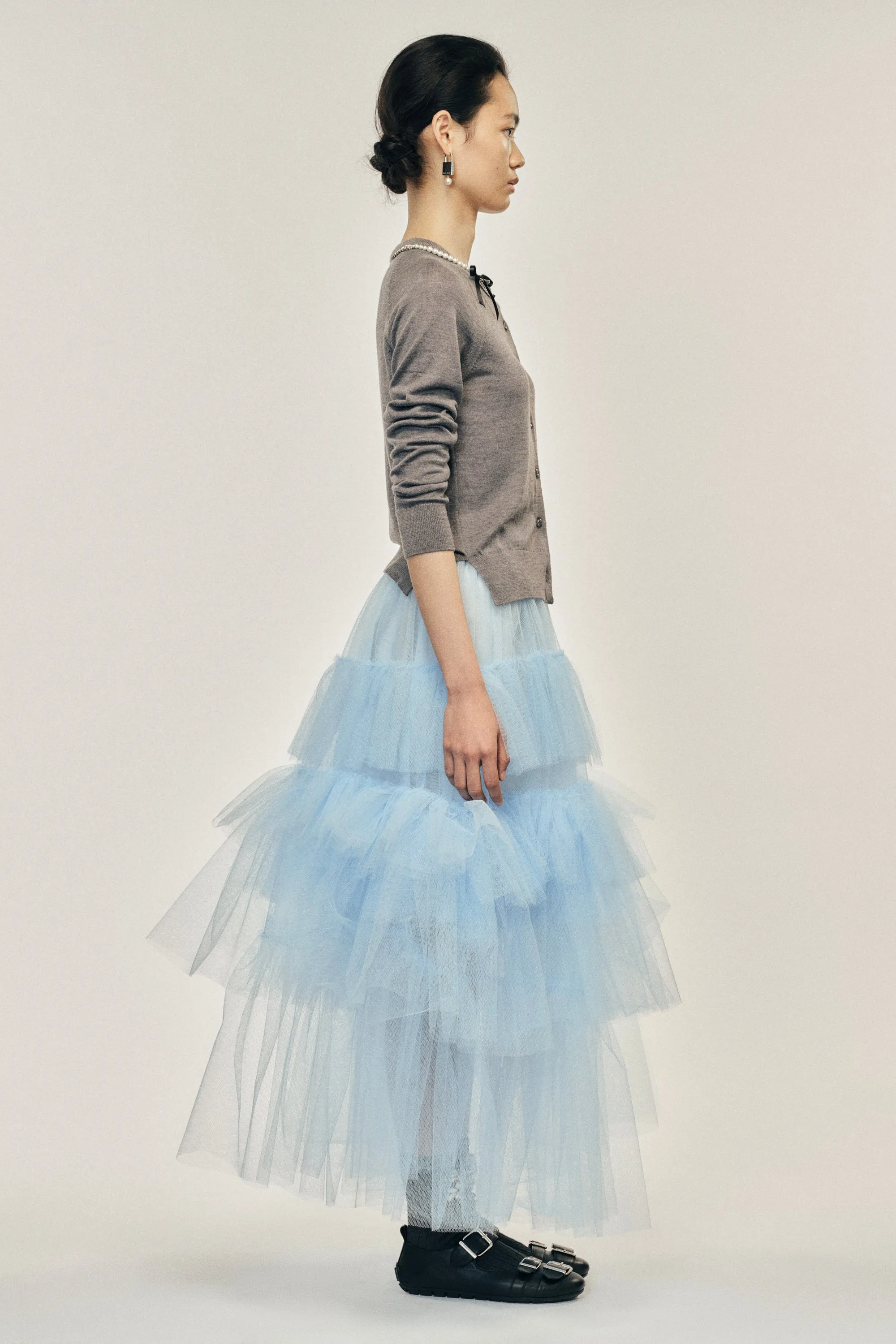 Pearl & Chain Bow Cardigan sold by Simone Rocha product image thumbnail 3