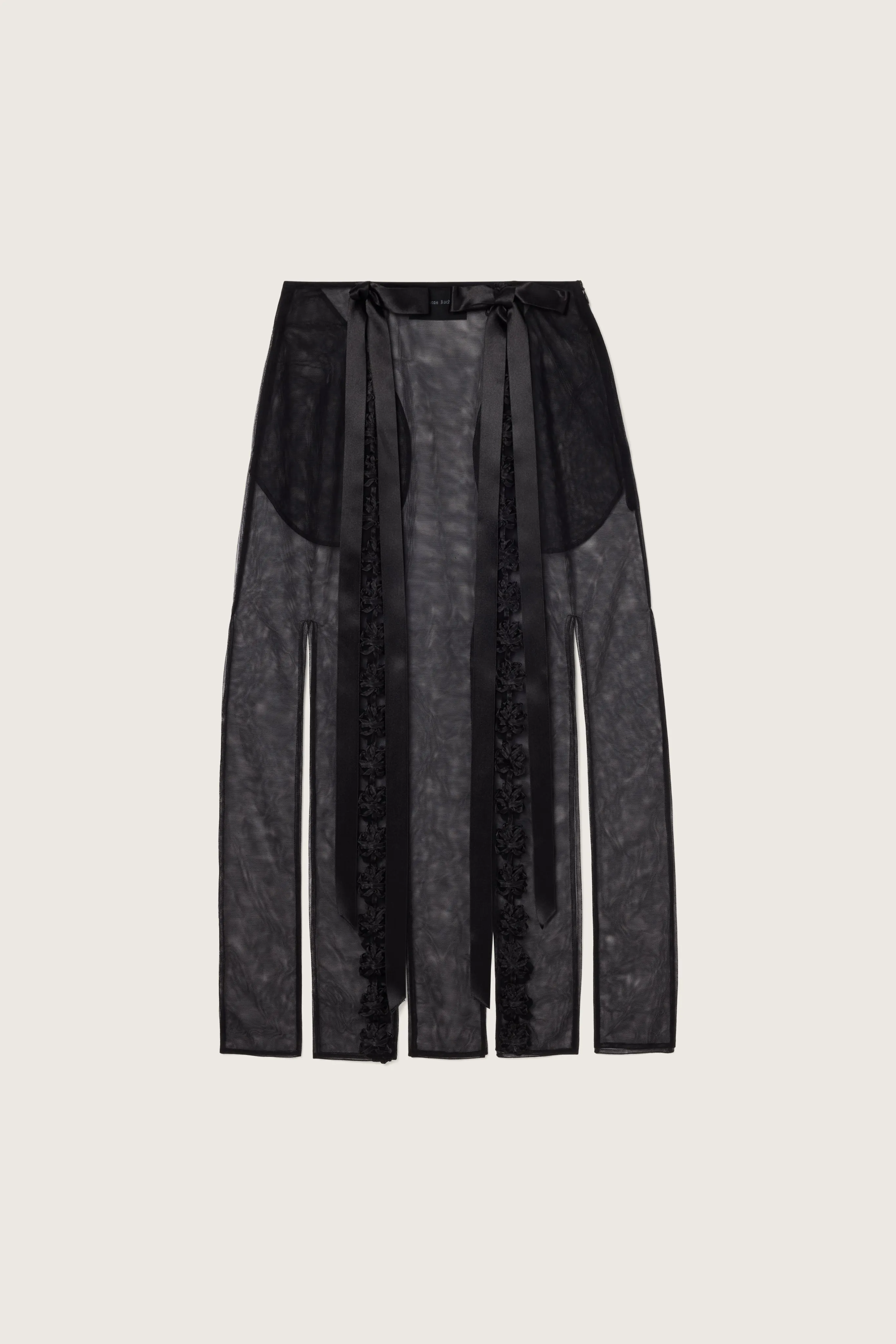 Ribbon Daisy Chain Multi Slit Skirt sold by Simone Rocha