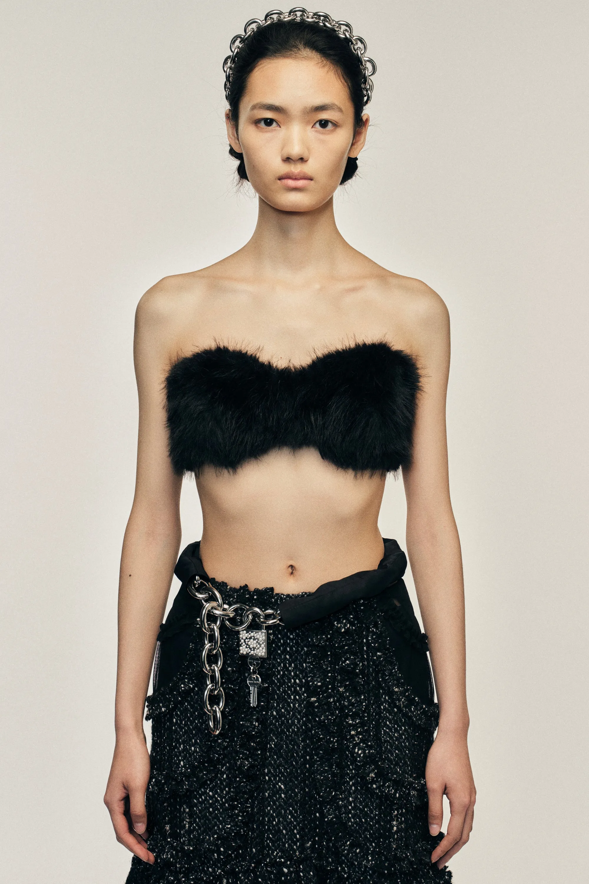 Faux Fur Bandeau sold by Simone Rocha