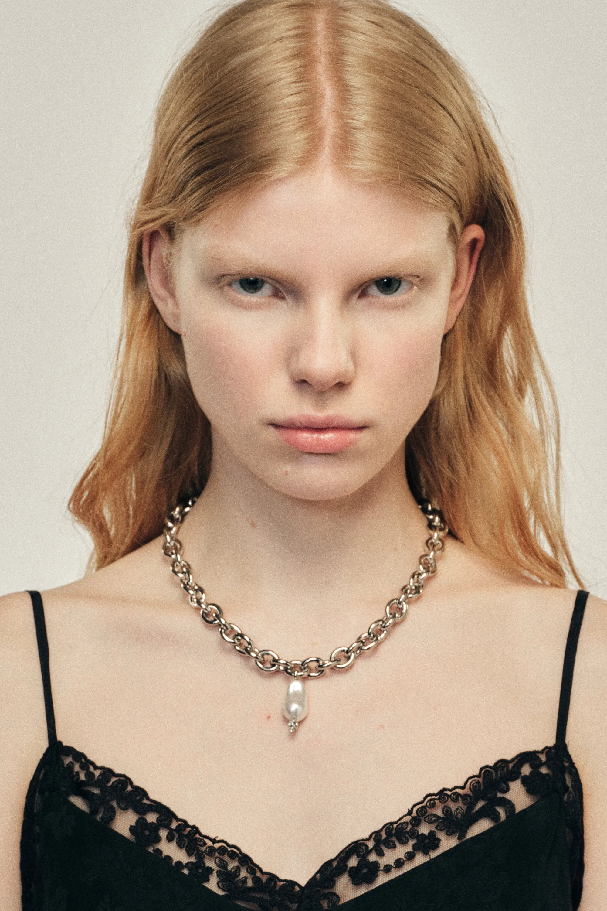 Pearl Pendant Chain Necklace sold by Simone Rocha product image thumbnail 2