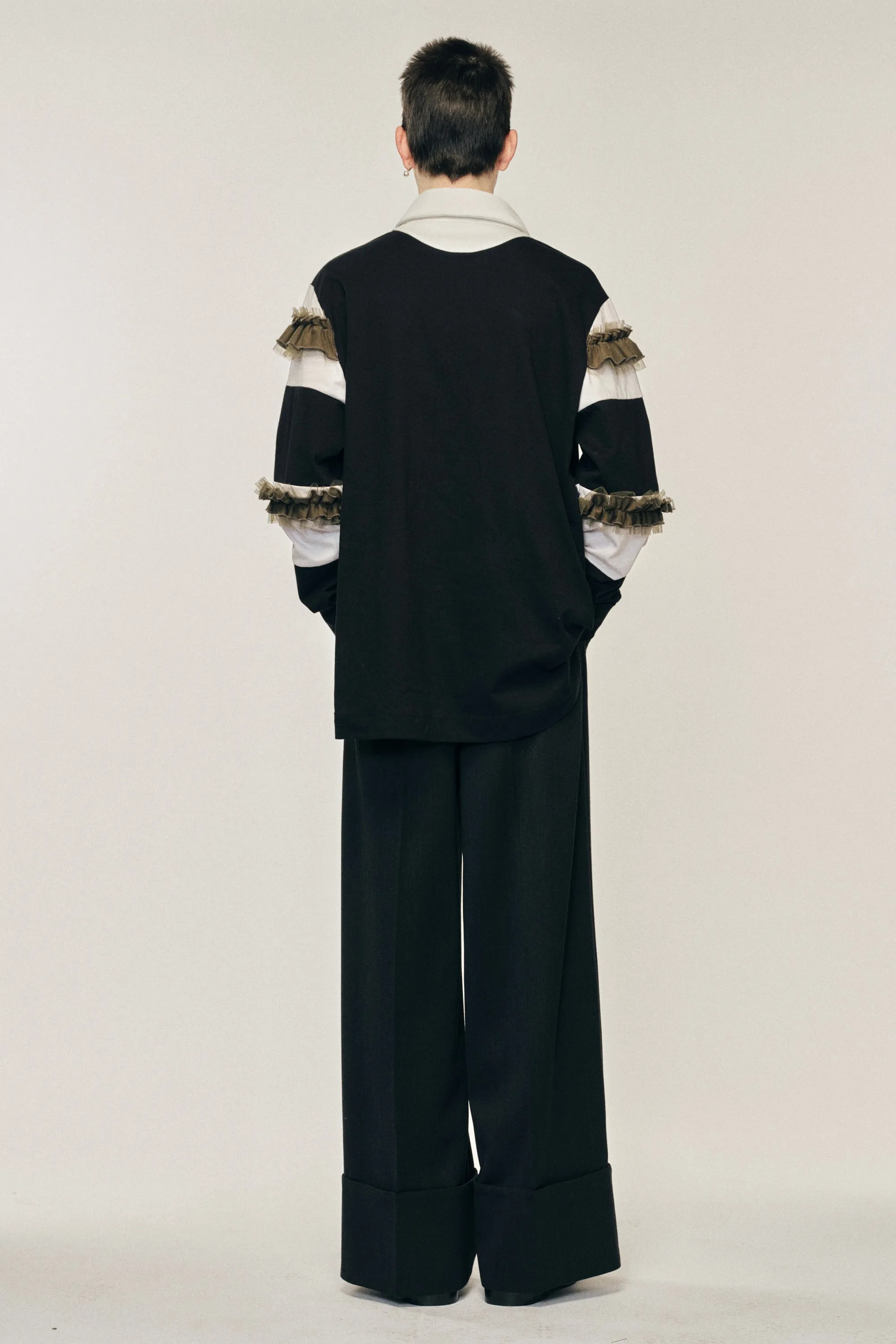 Turbo Embellished Ruffle Rugby Shirt sold by Simone Rocha product image thumbnail 4