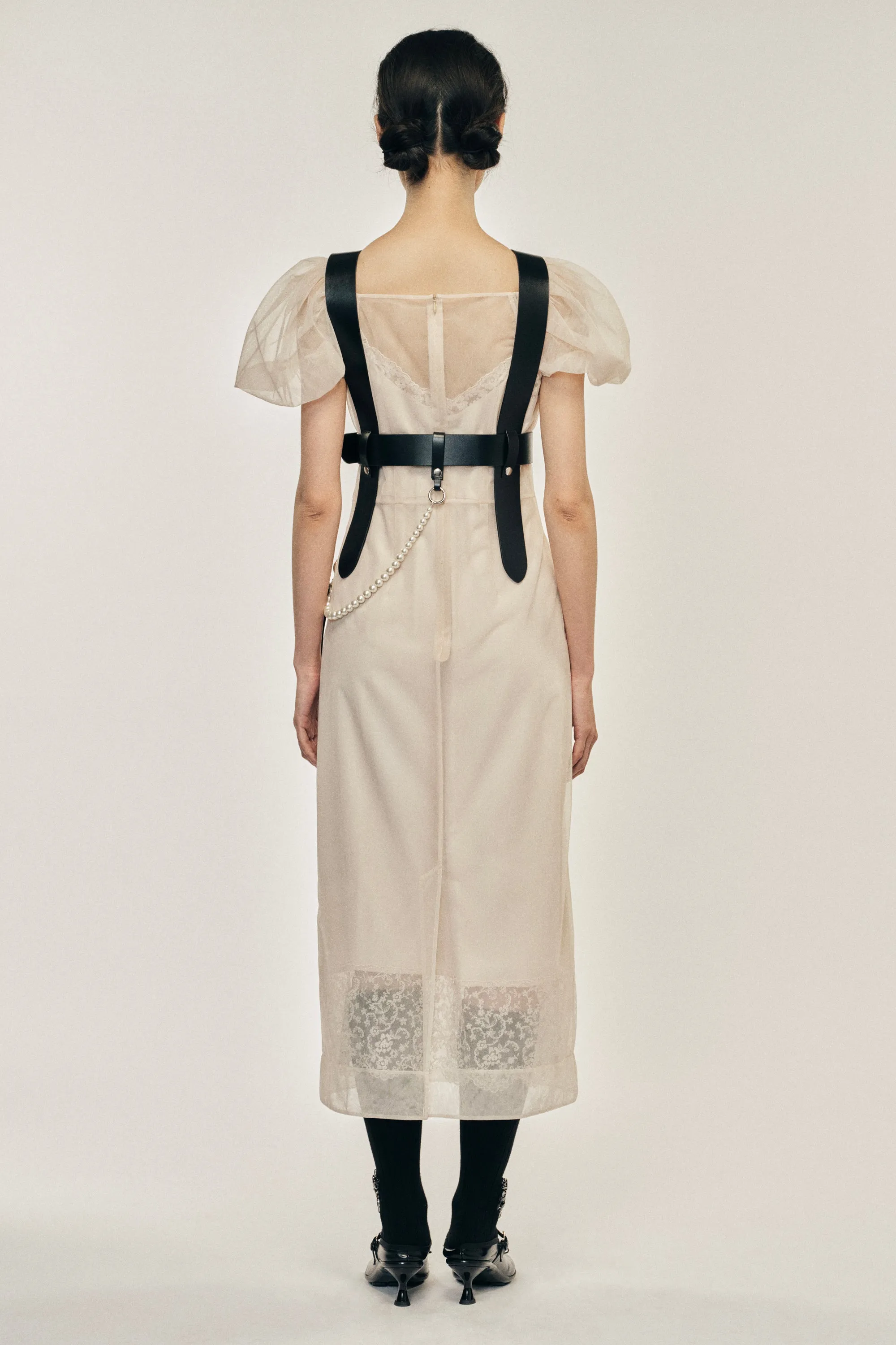 Sheer Sculpted Gathered Bust Dress sold by Simone Rocha product image thumbnail 3