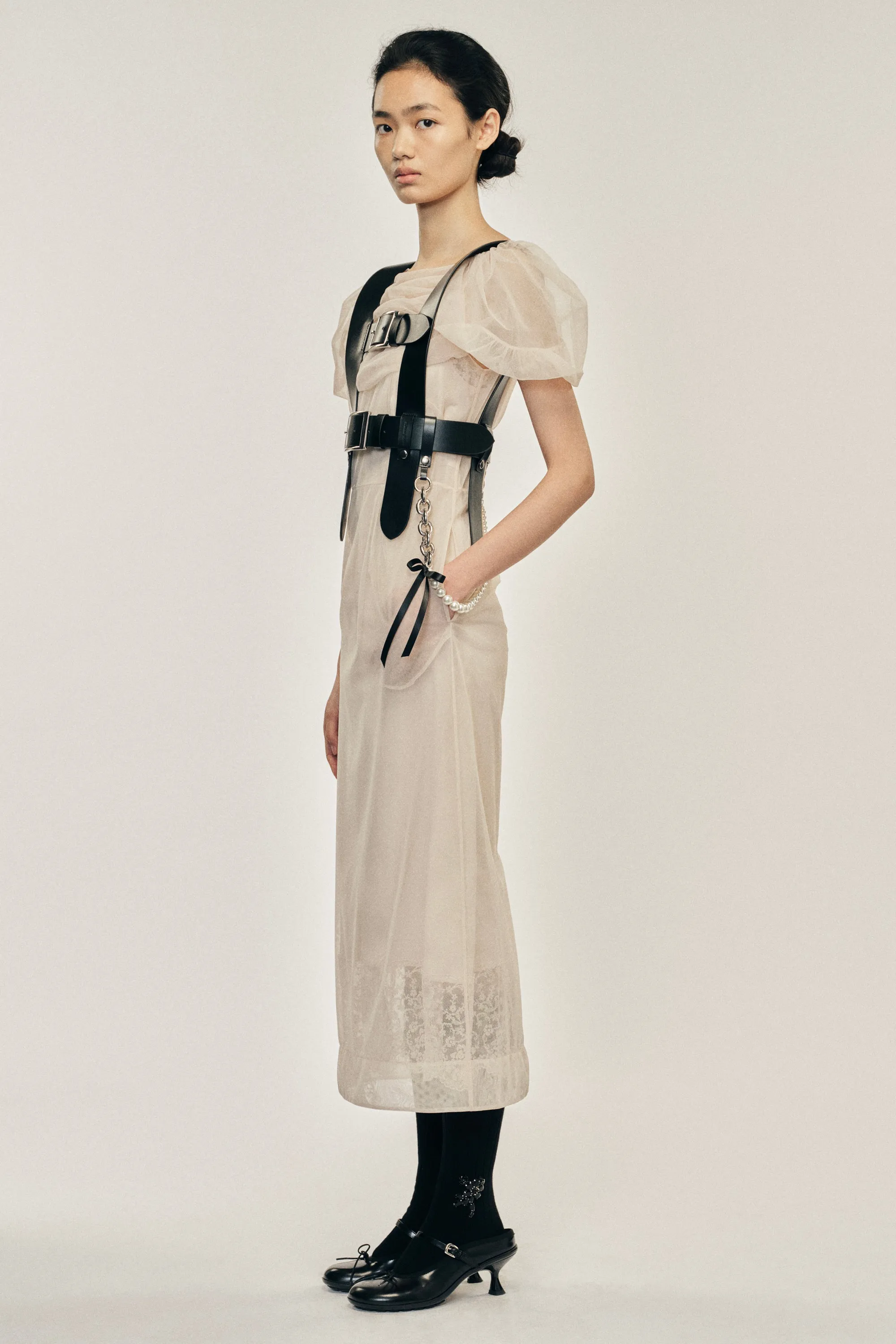 Sheer Sculpted Gathered Bust Dress sold by Simone Rocha product image thumbnail 2