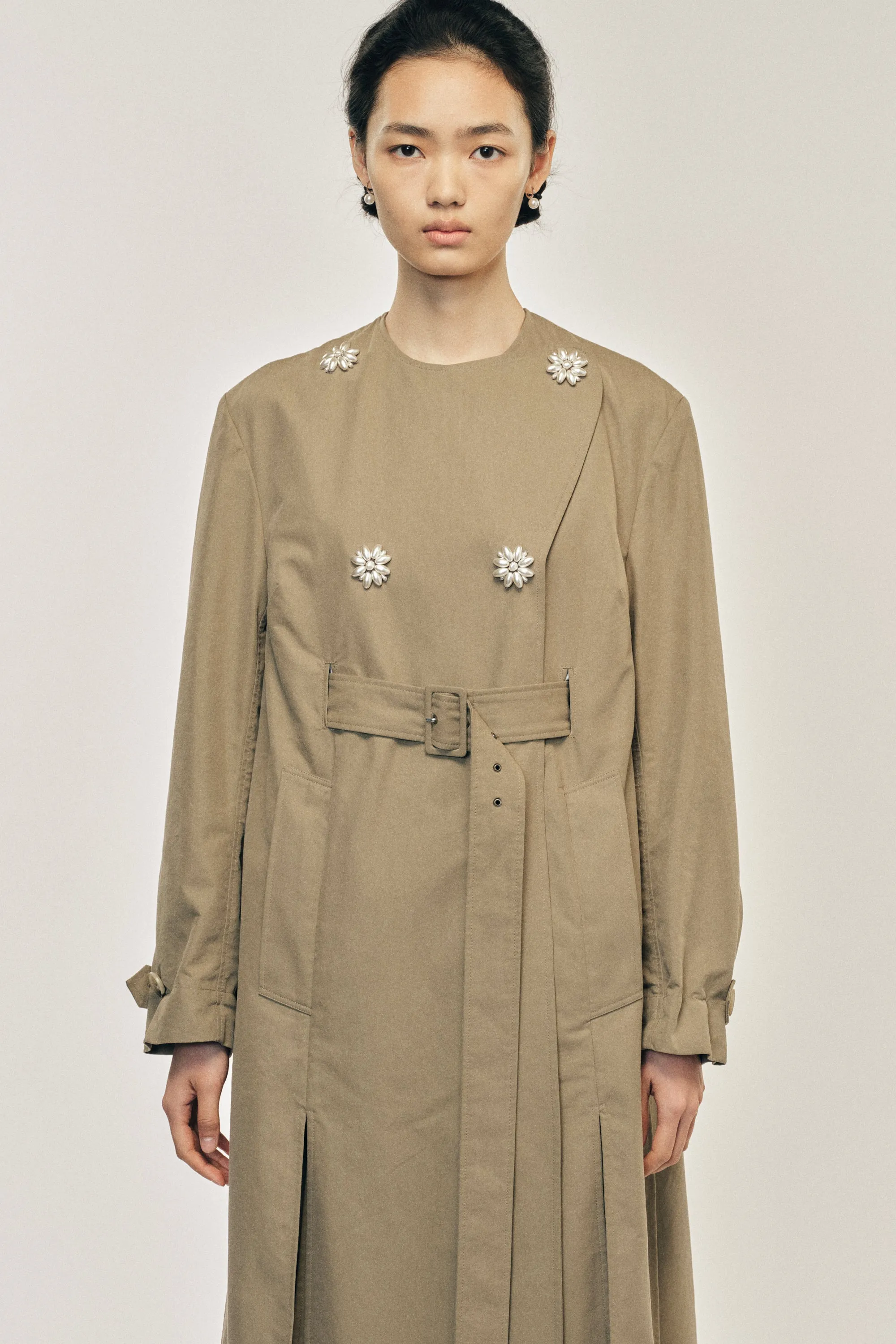 Long Multi Slit Trench Coat sold by Simone Rocha product image thumbnail 3