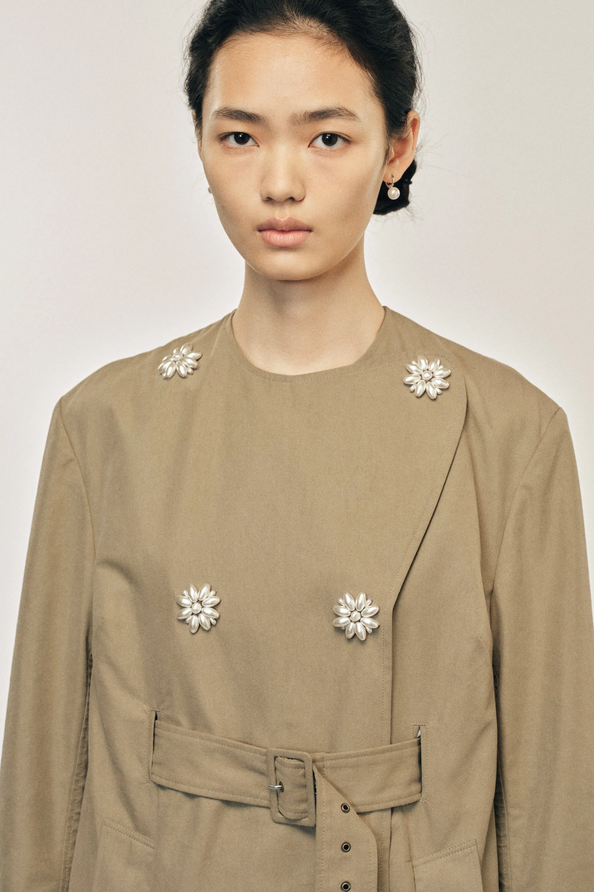 Long Multi Slit Trench Coat sold by Simone Rocha product image thumbnail 4