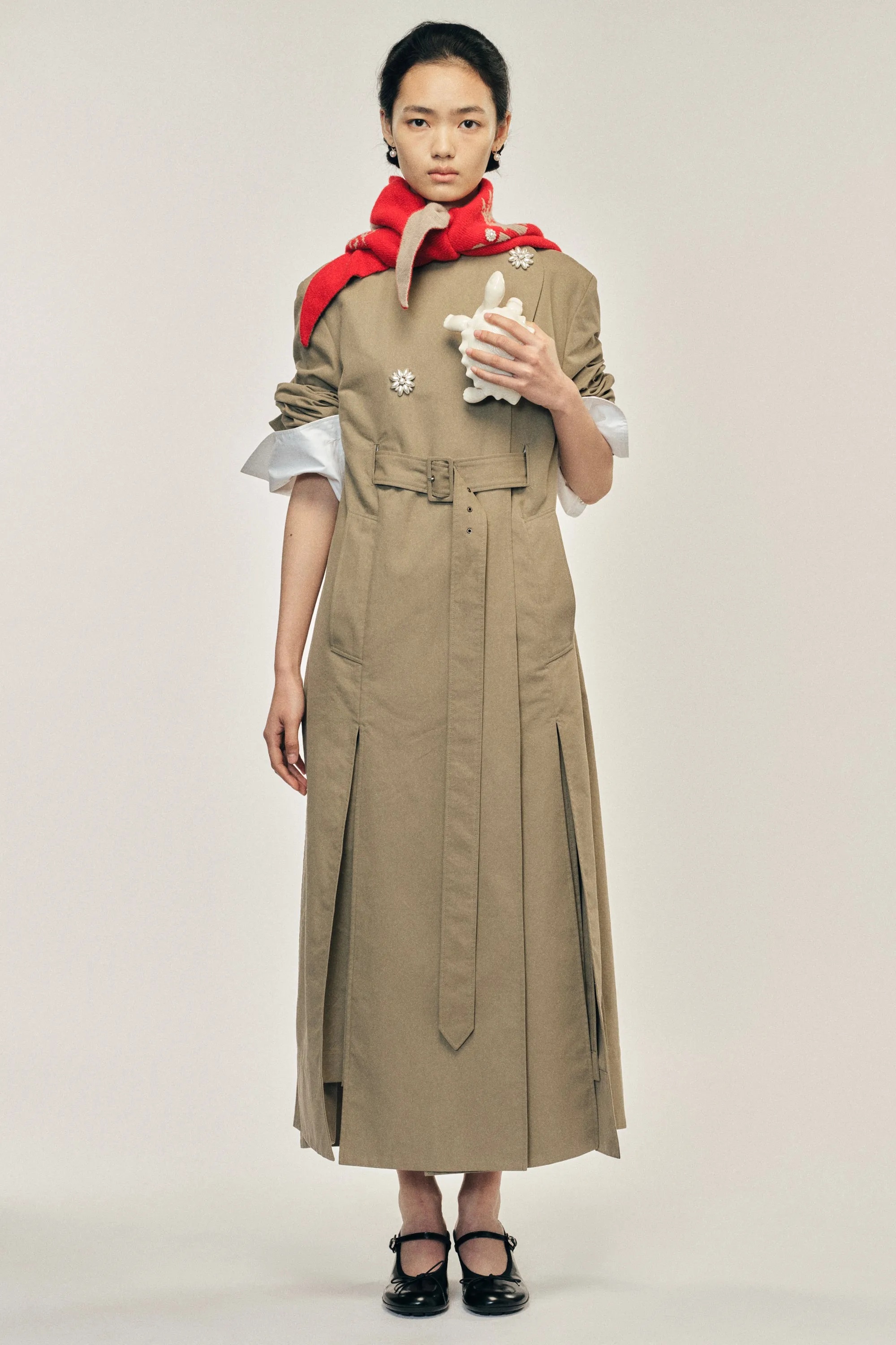 Long Multi Slit Trench Coat sold by Simone Rocha