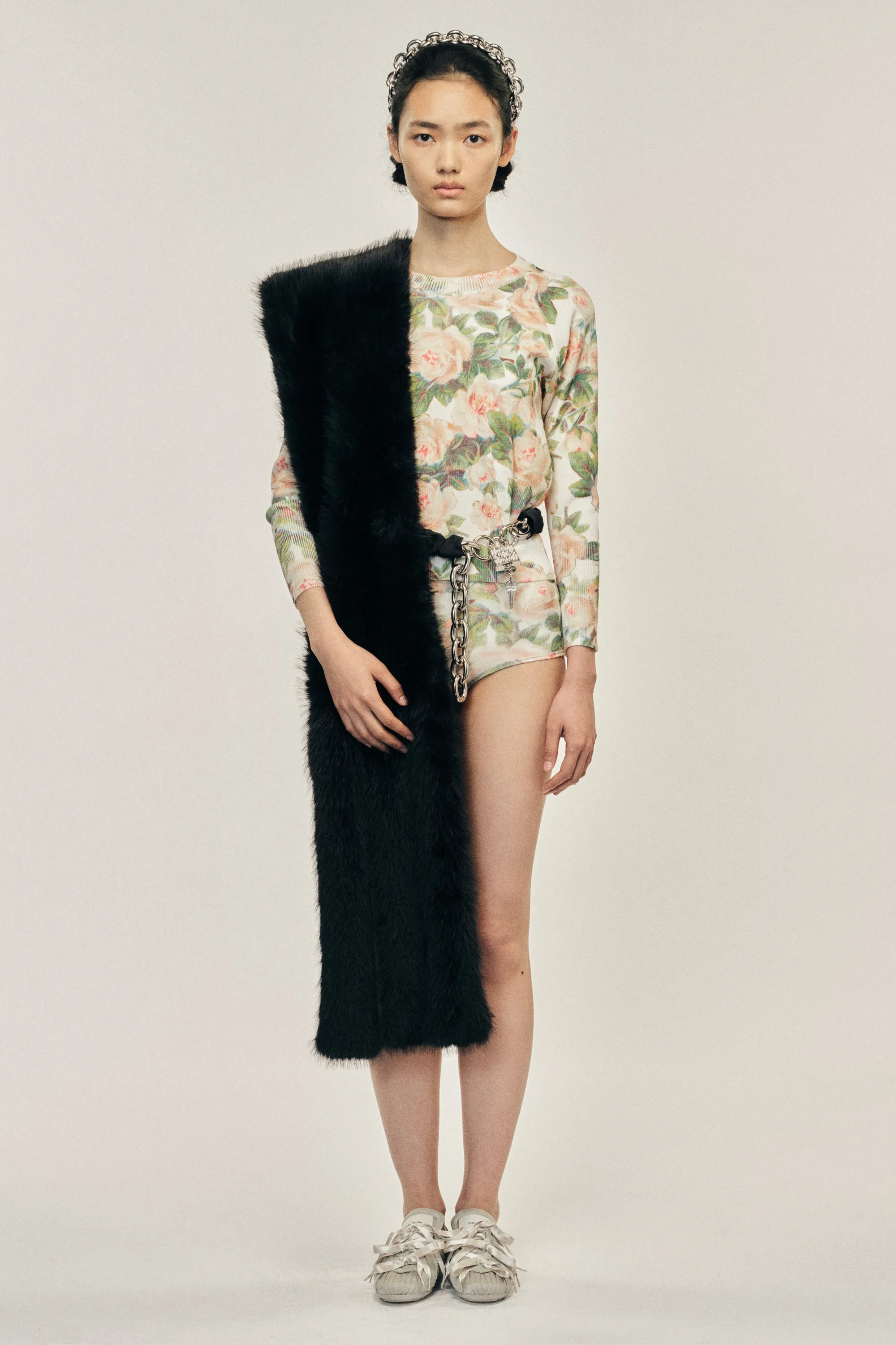 Shrunken Floral Knit Jumper sold by Simone Rocha product image thumbnail 2