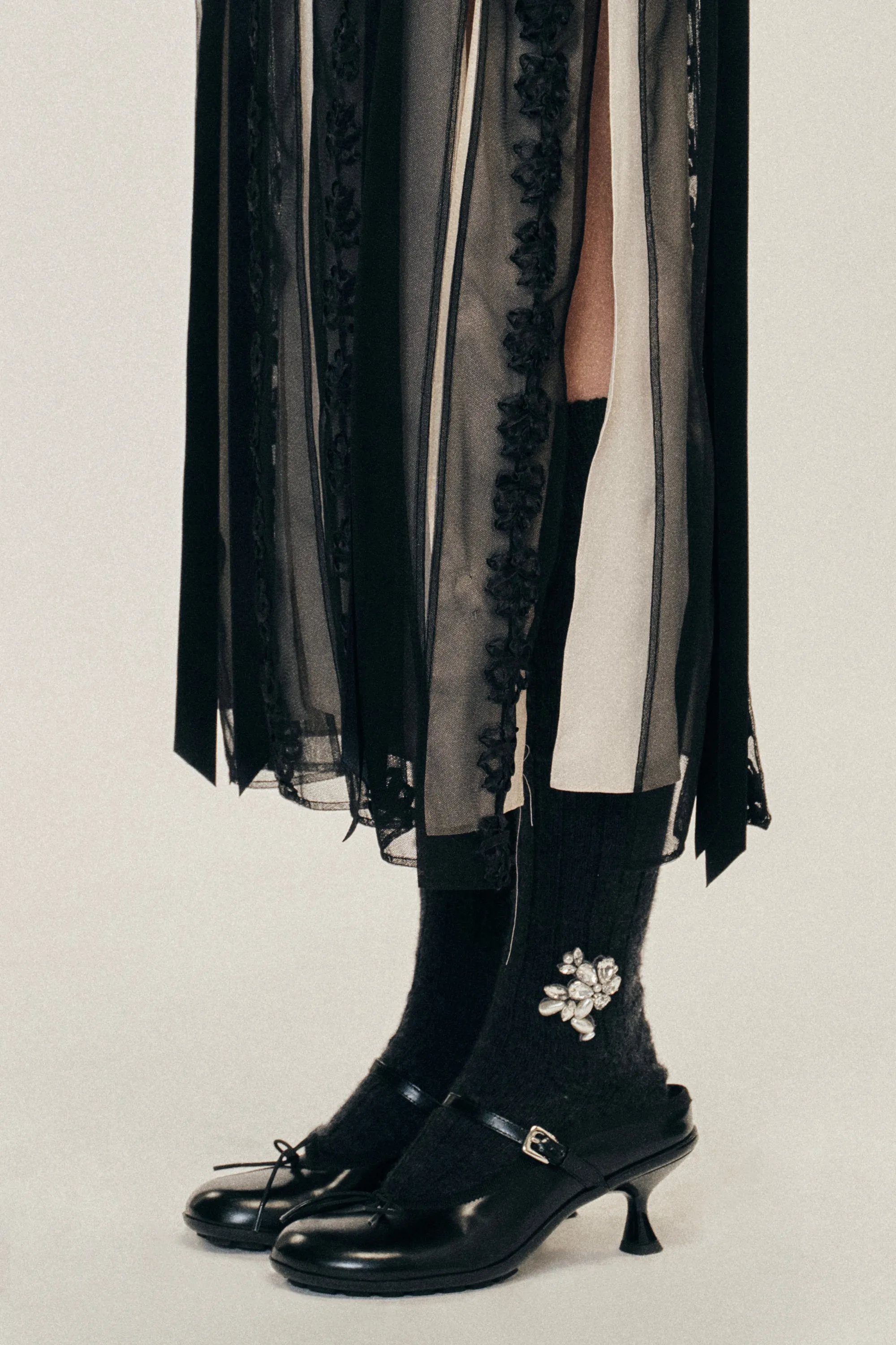 Embellished Rose Knee Socks sold by Simone Rocha product image thumbnail 2