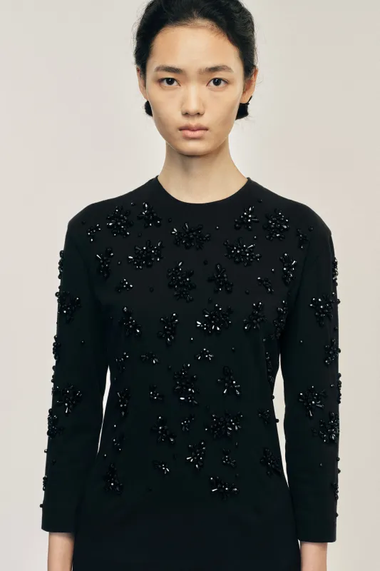Turbo Embellished Sculpt Top sold by Simone Rocha