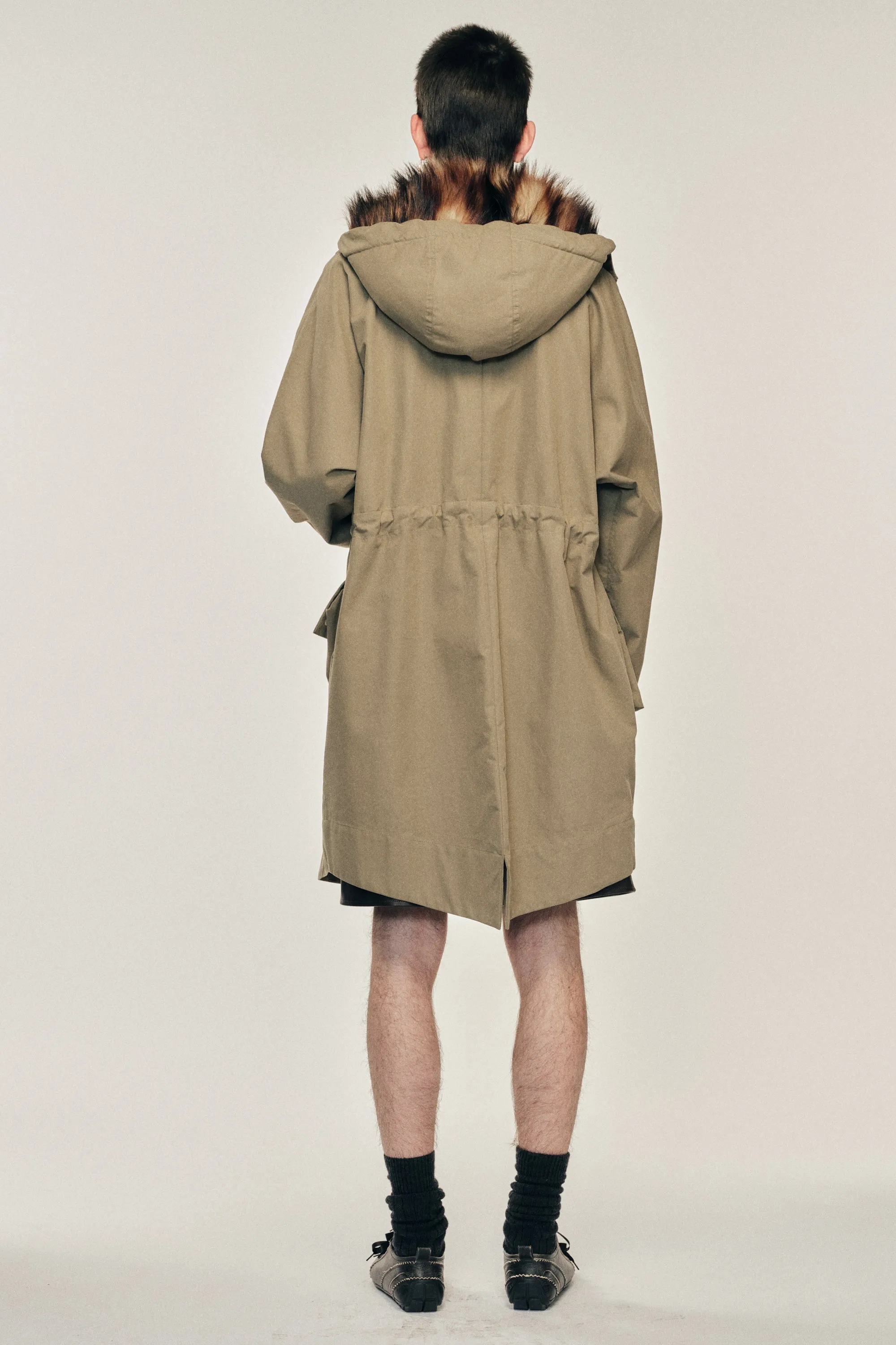Multi Pocket Faux Fur Lined Parka Coat sold by Simone Rocha product image thumbnail 2