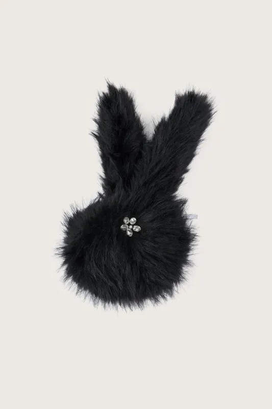 Faux Fur Hare Coin Purse Bag Charm made by Simone Rocha