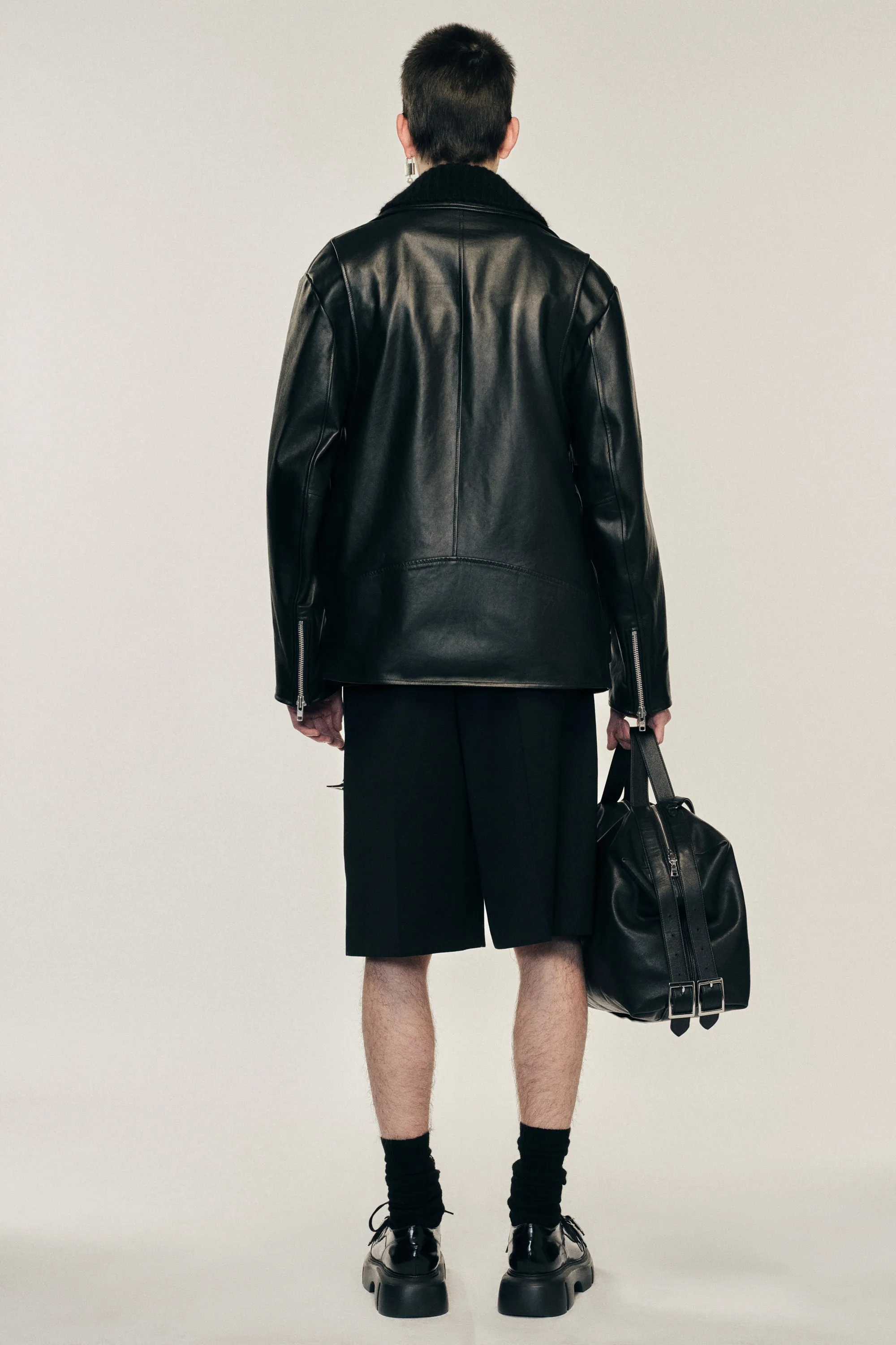 Multi Belt Biker Jacket sold by Simone Rocha product image thumbnail 3