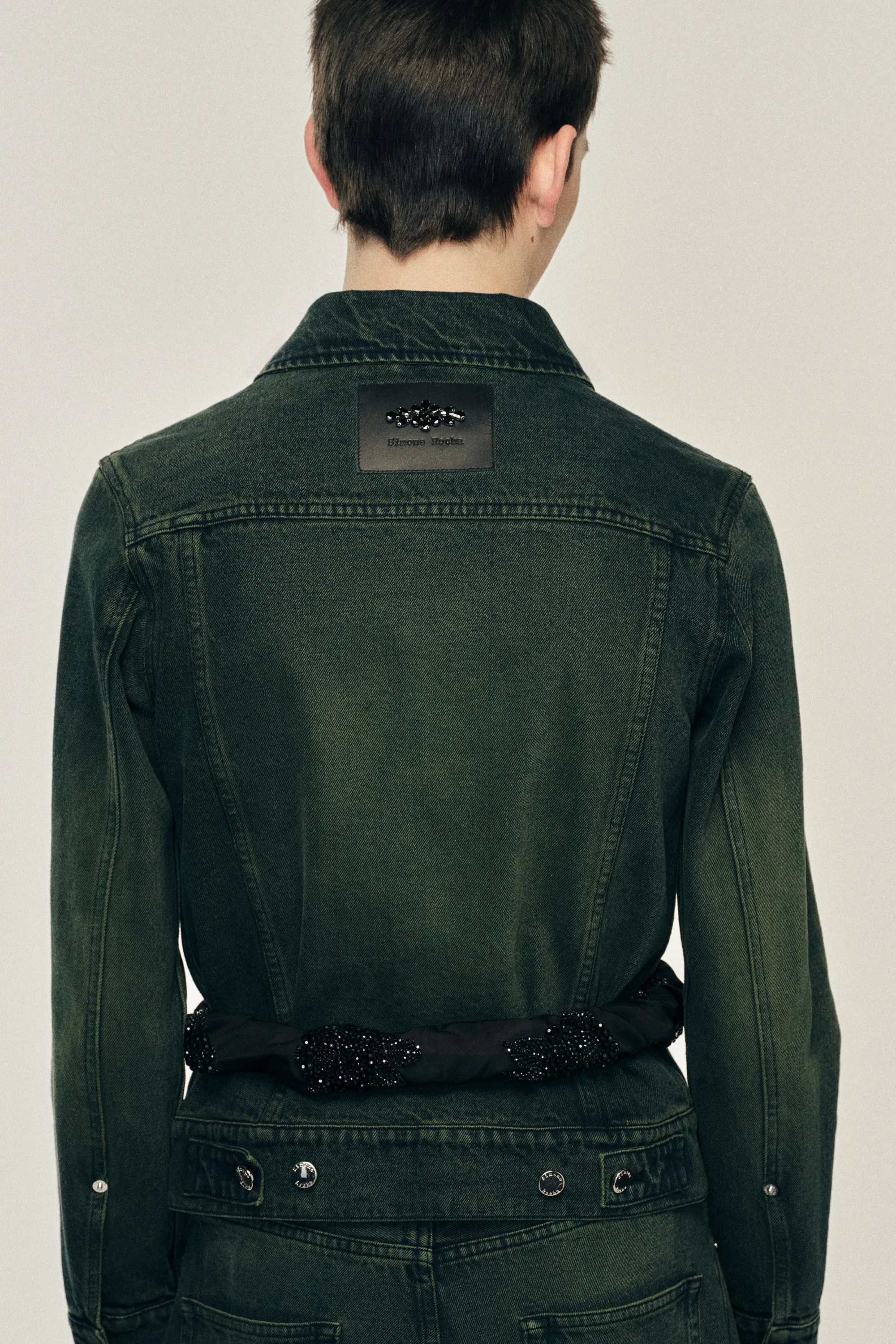 Fitted Trucker Jacket sold by Simone Rocha product image thumbnail 4