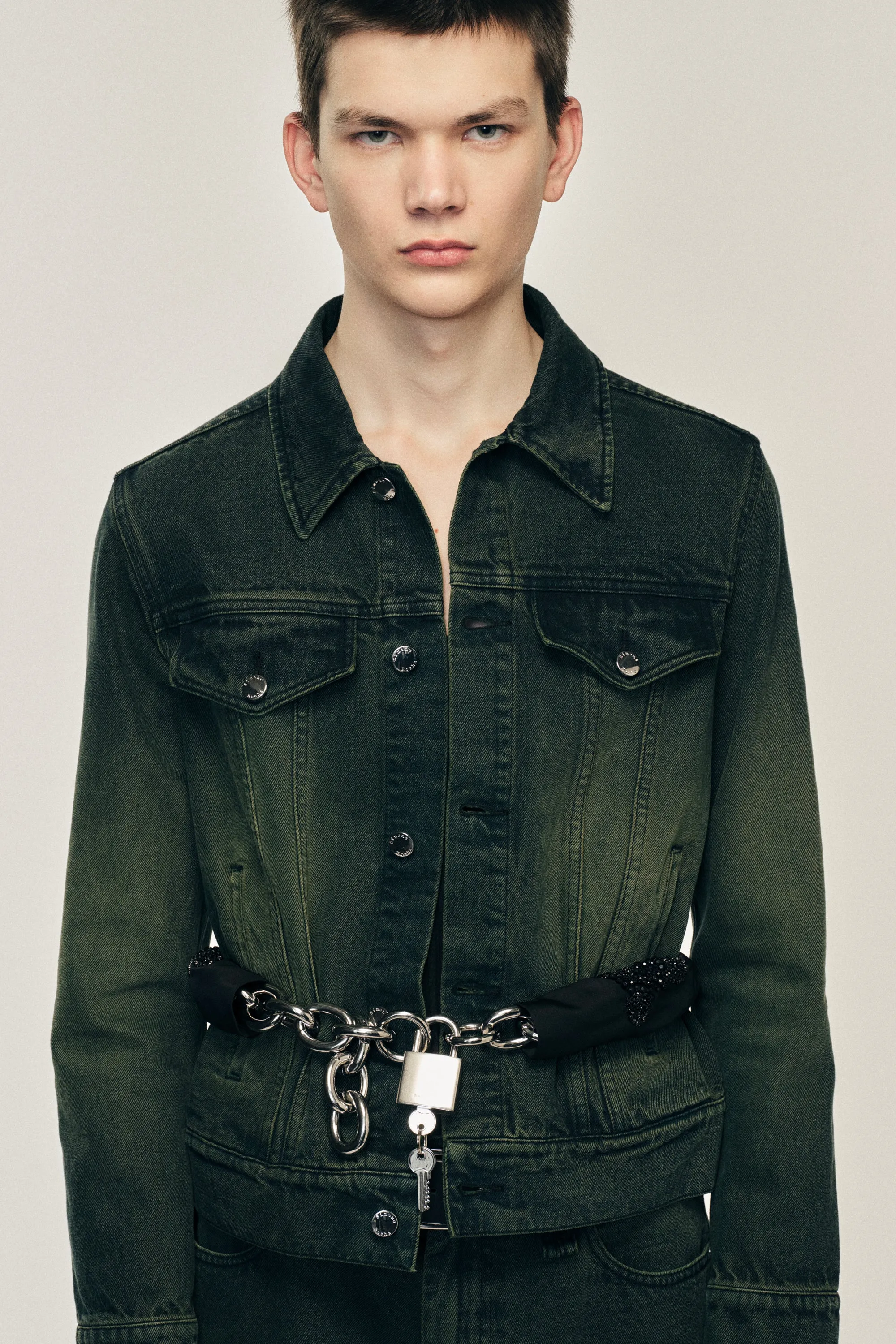 Fitted Trucker Jacket sold by Simone Rocha product image thumbnail 3