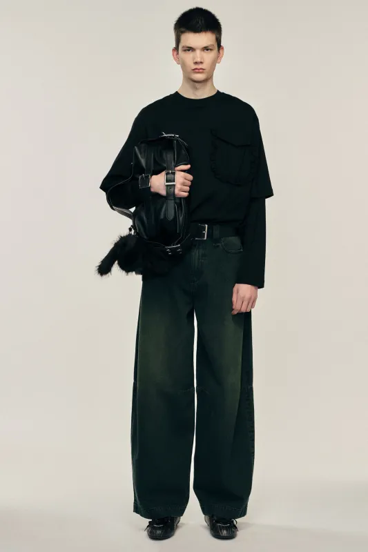 Wide Leg Puddle Jeans sold by Simone Rocha
