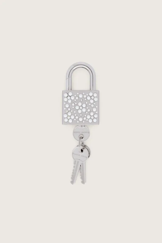 Embellished Padlock Charm made by Simone Rocha