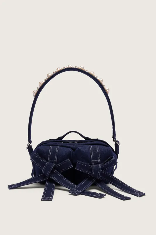 Beaded Classic Bow Crossbody Bag sold by Simone Rocha