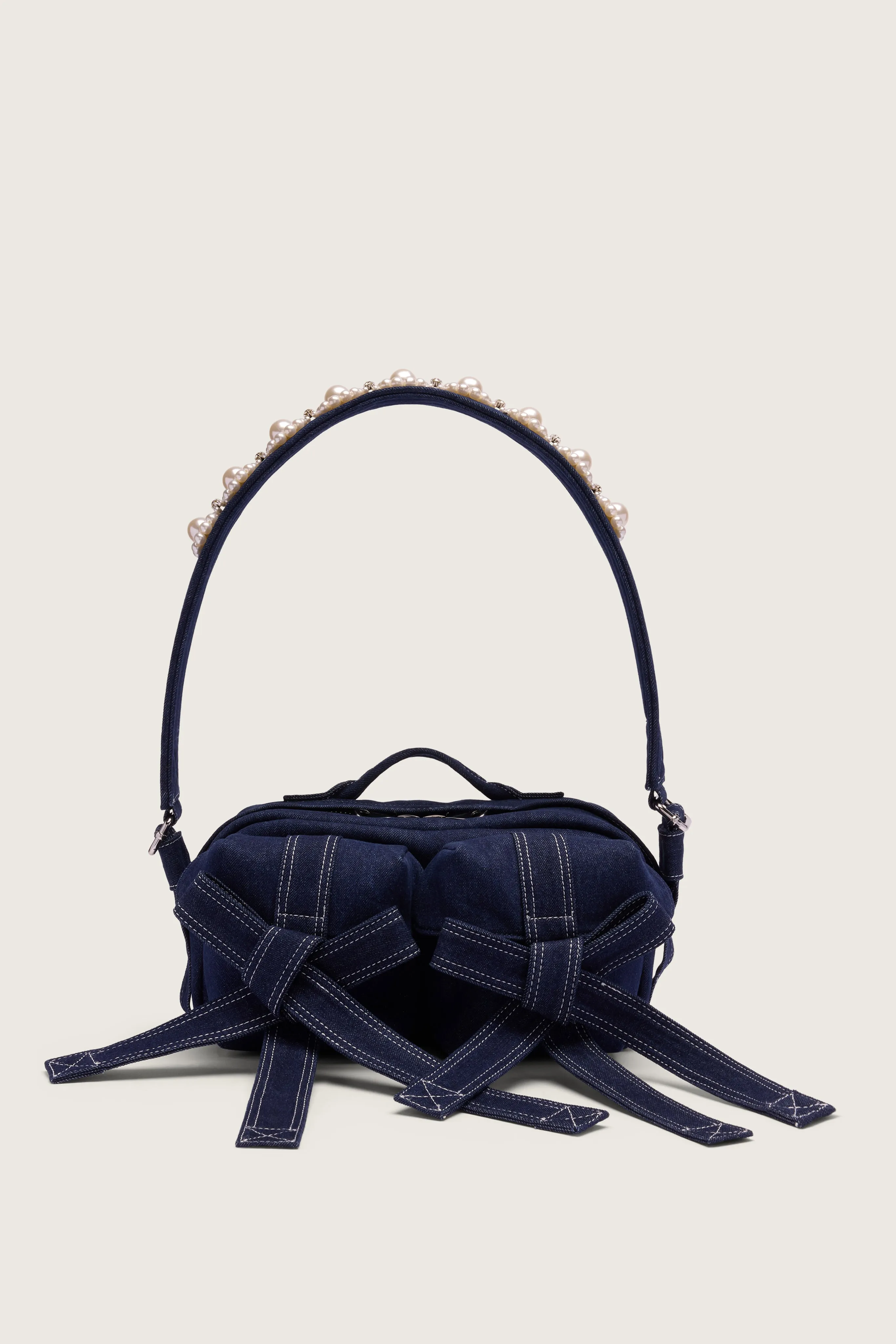 Beaded Classic Bow Crossbody Bag sold by Simone Rocha