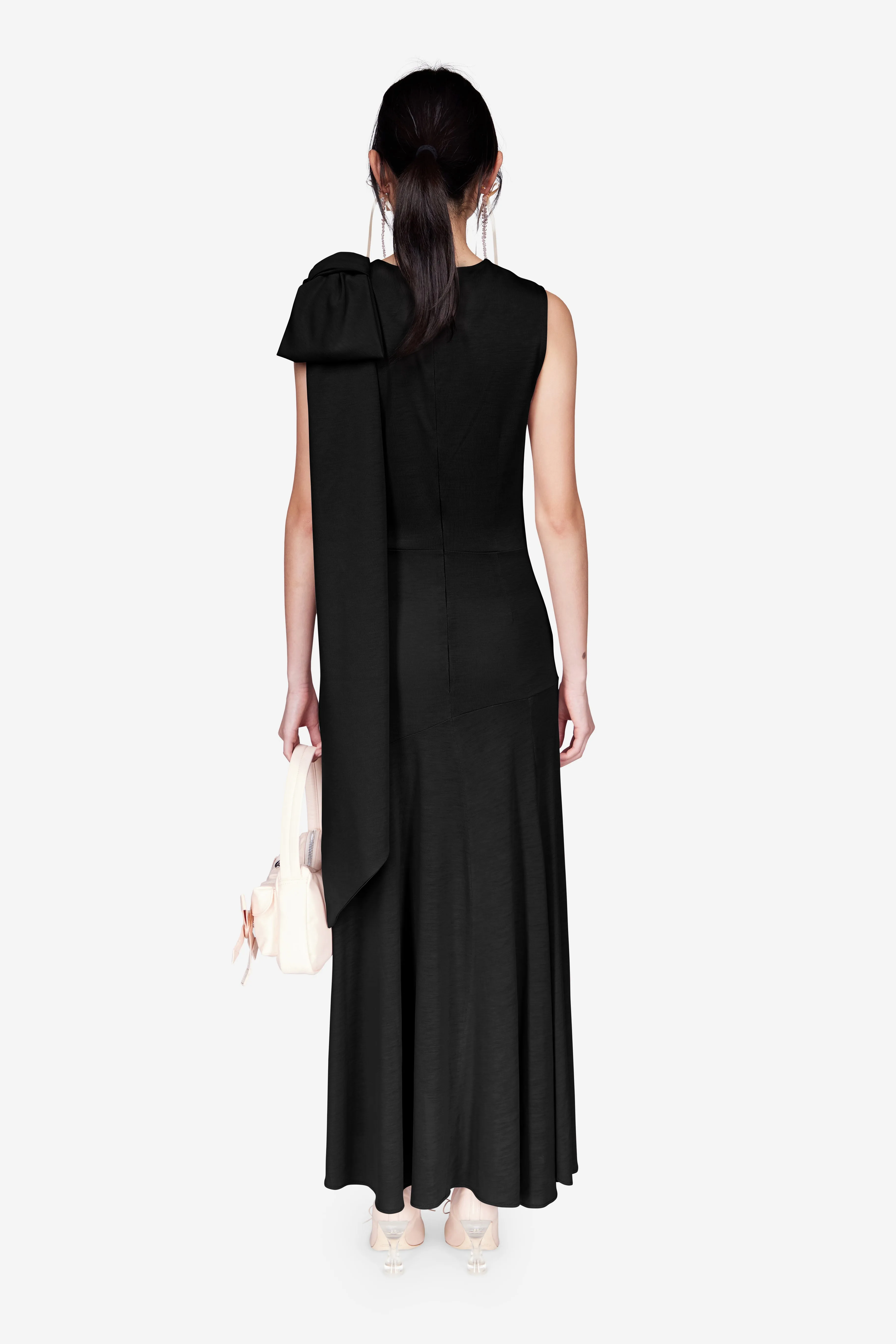 Shoulder Bow Bias Cut Sheath Dress sold by Simone Rocha product image thumbnail 3