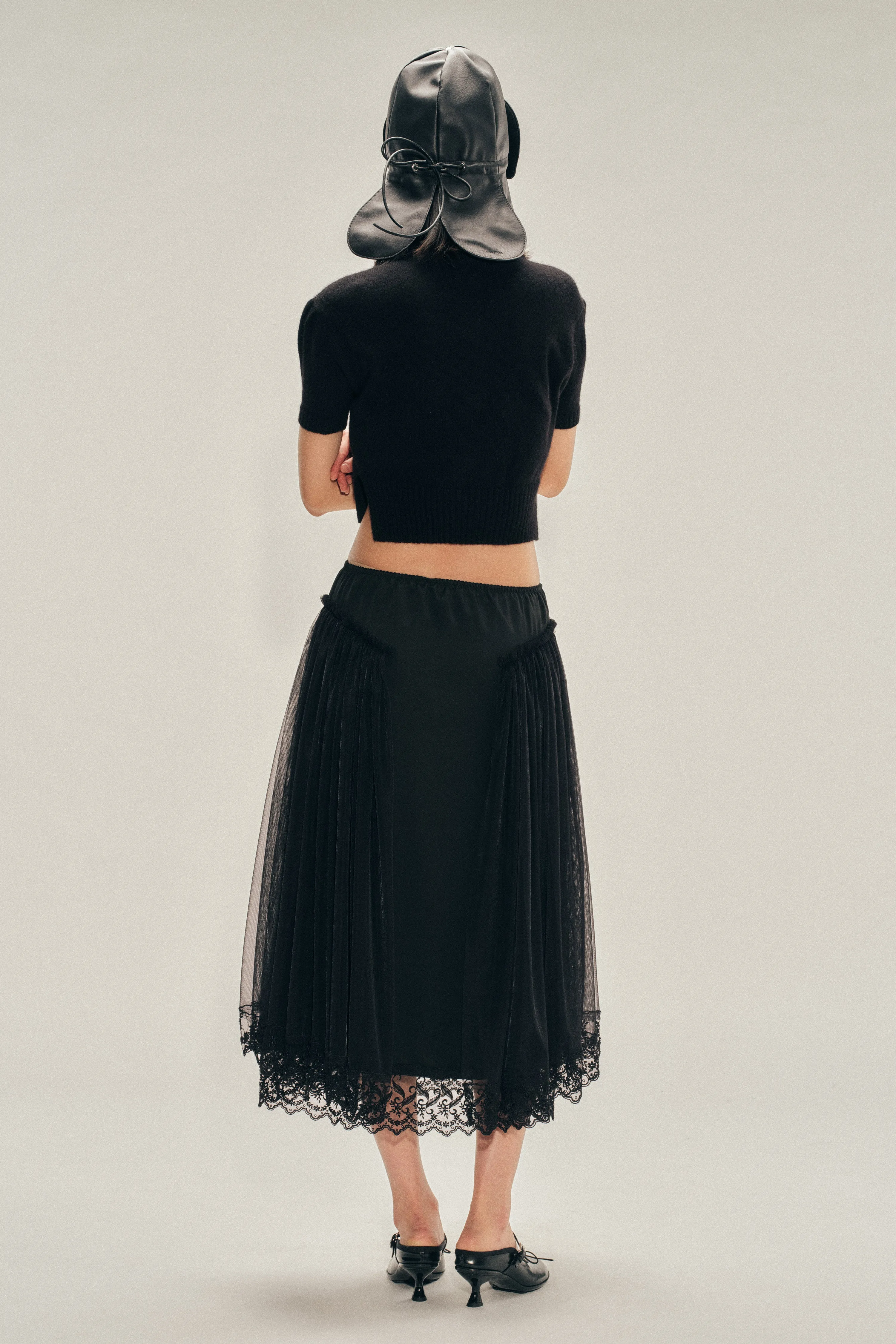 Hip Detail Lace Trim Skirt sold by Simone Rocha product image thumbnail 3