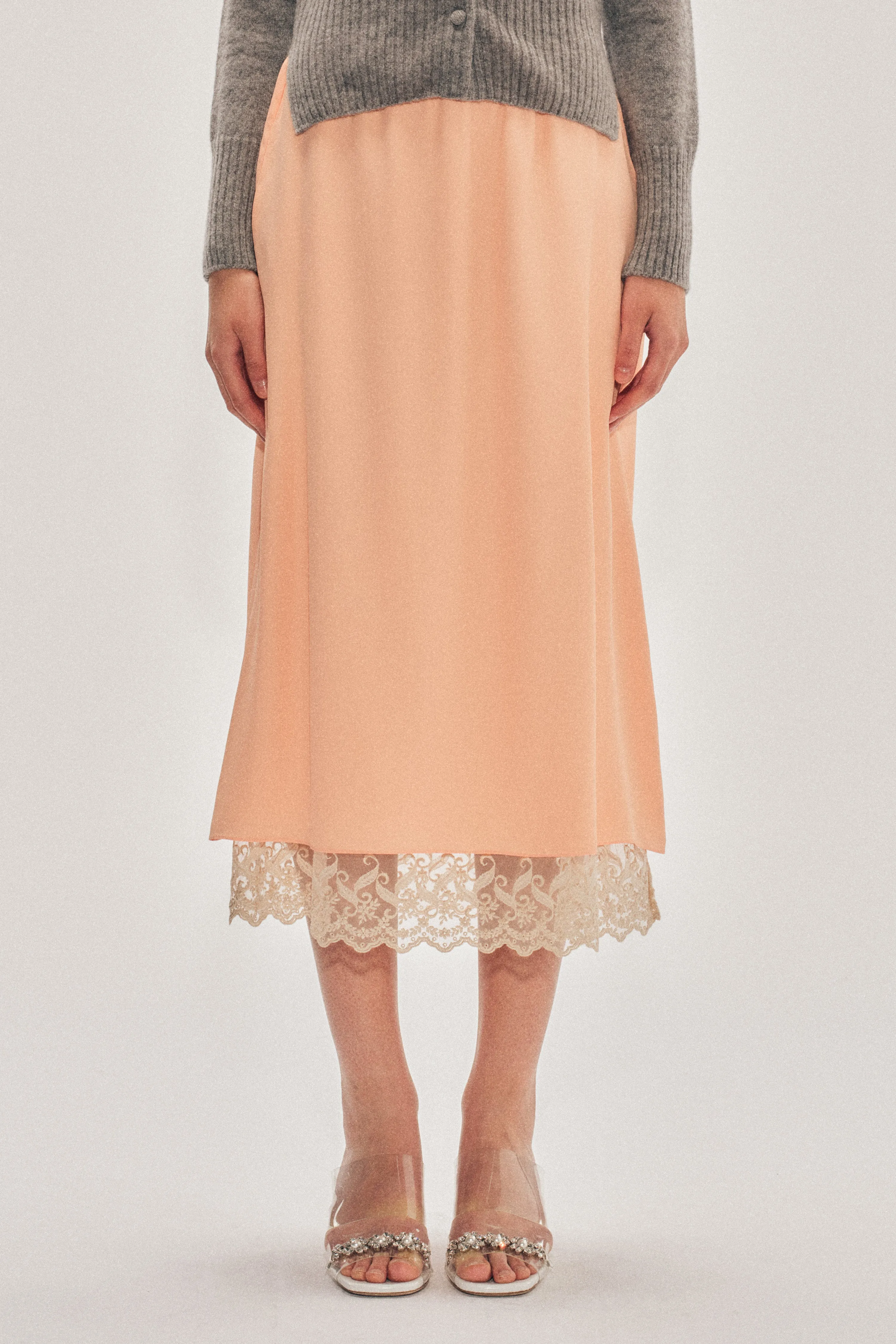 Lace Trim Negligee Skirt sold by Simone Rocha product image thumbnail 4