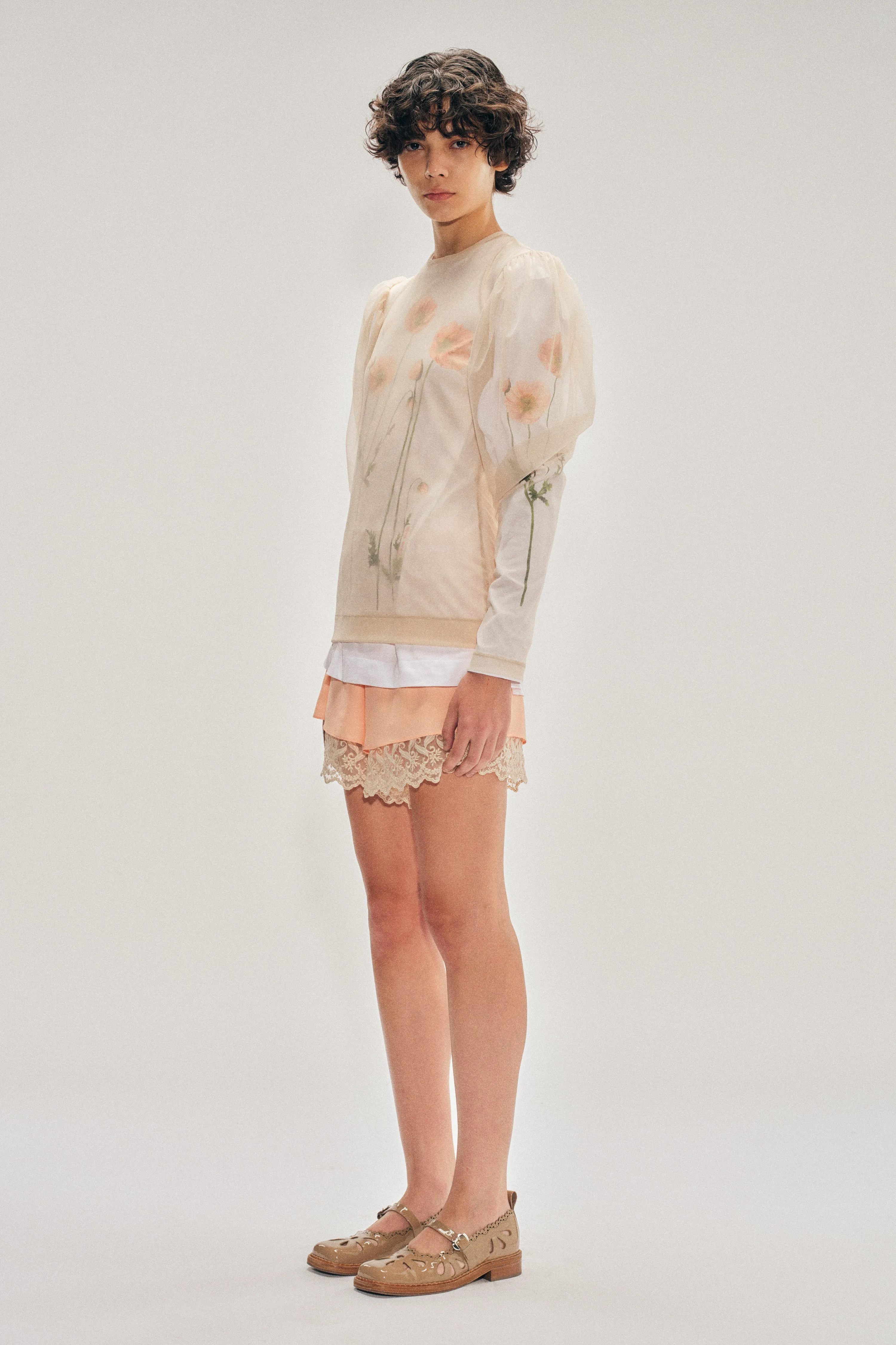 Lace Trim Negligee Shorts sold by Simone Rocha product image thumbnail 3