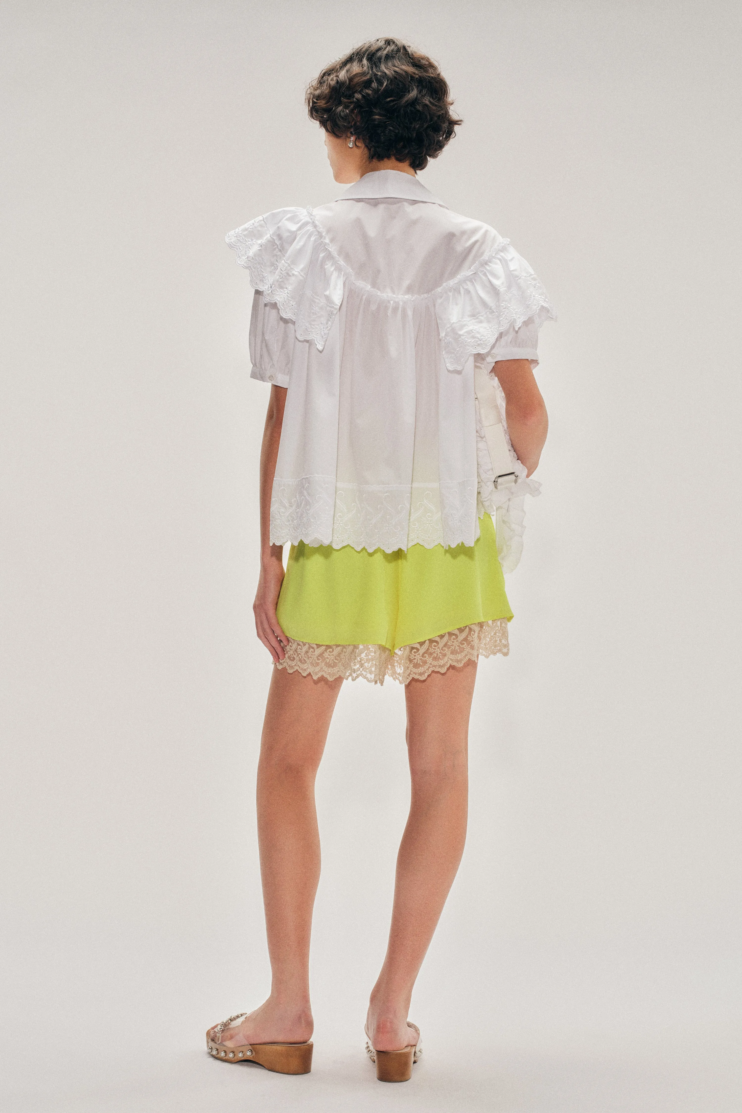 Lace Trim Negligee Shorts sold by Simone Rocha product image thumbnail 3