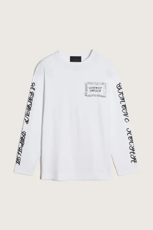Pillowcase Logo Print Long Sleeve T-Shirt made by Simone Rocha