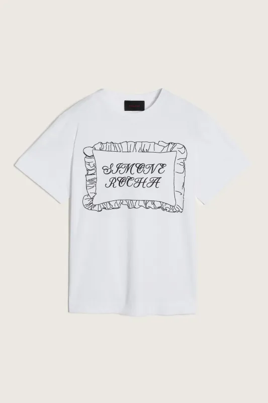 Pillowcase Logo Print T-Shirt made by Simone Rocha