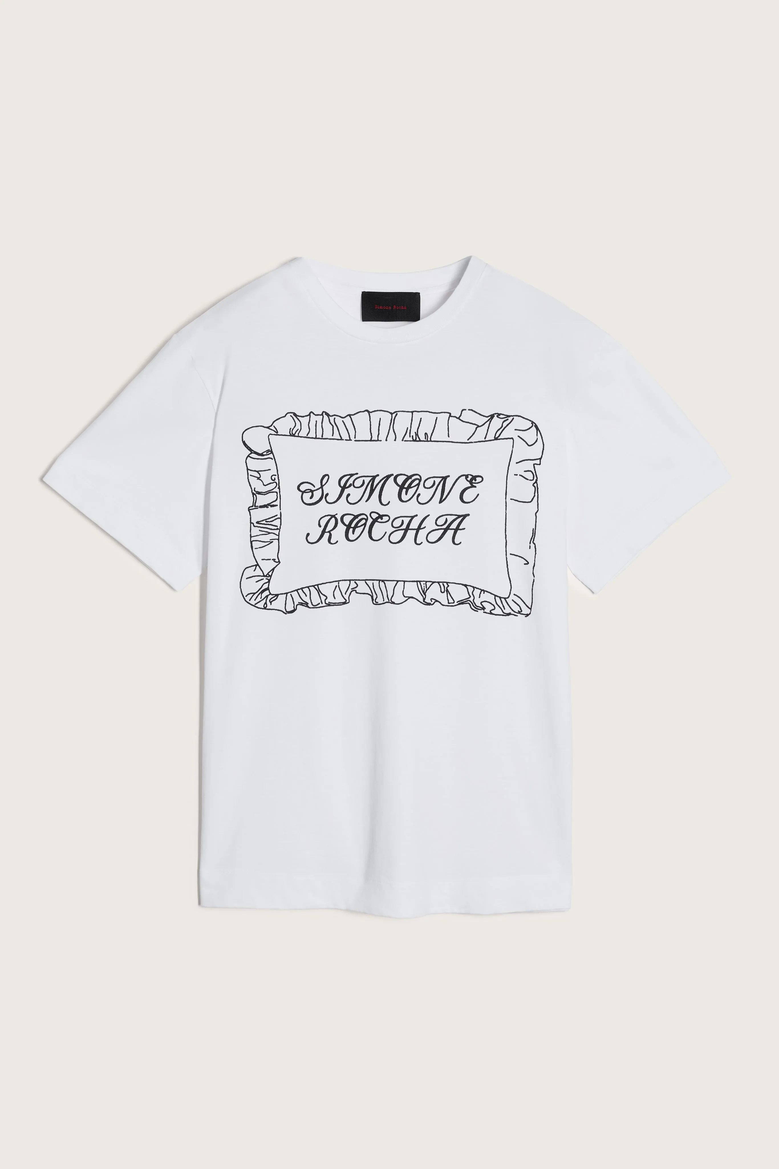 Pillowcase Logo Print T-Shirt sold by Simone Rocha