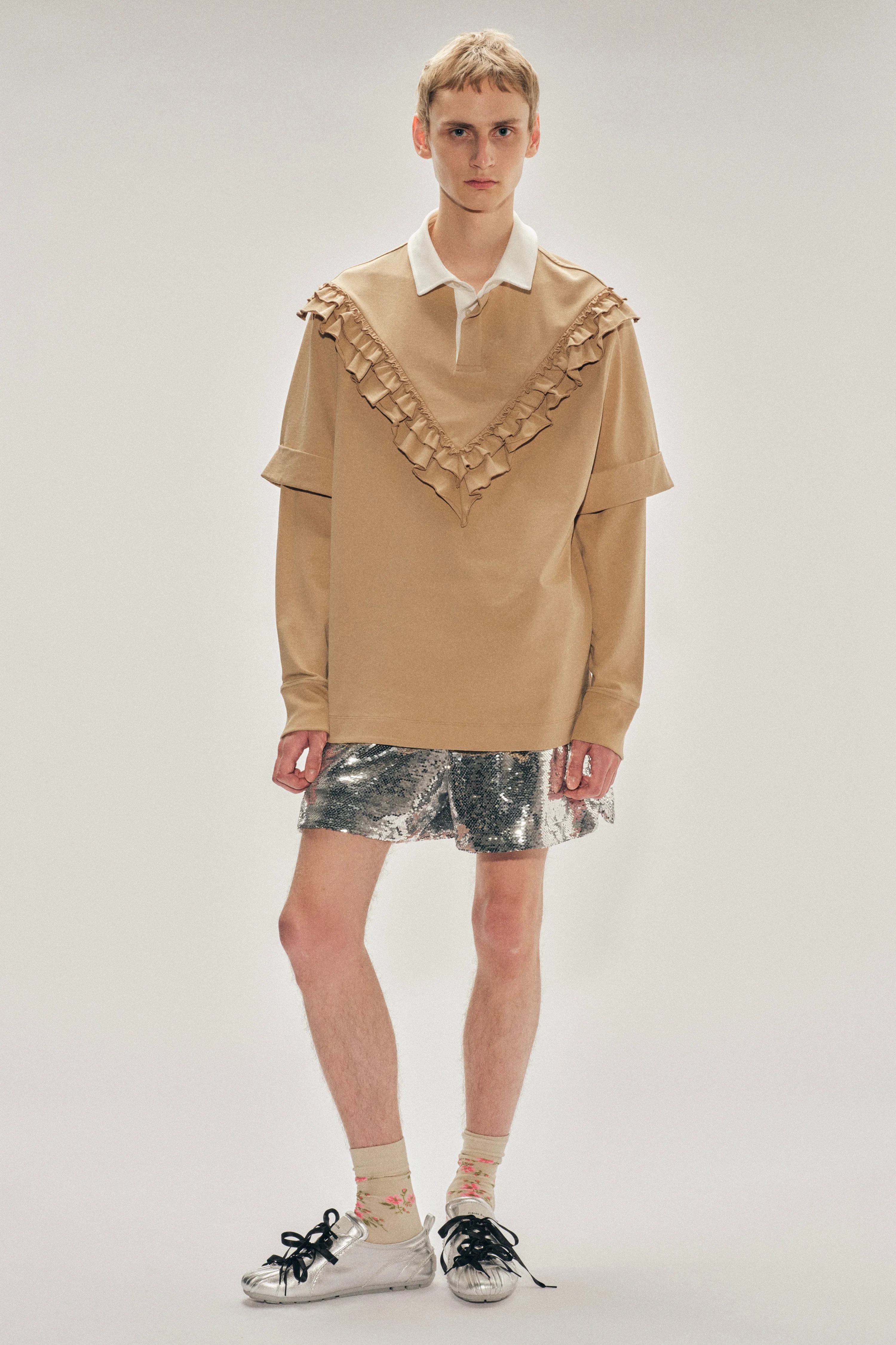 Ruffle Frill Rugby Shirt sold by Simone Rocha product image thumbnail 2