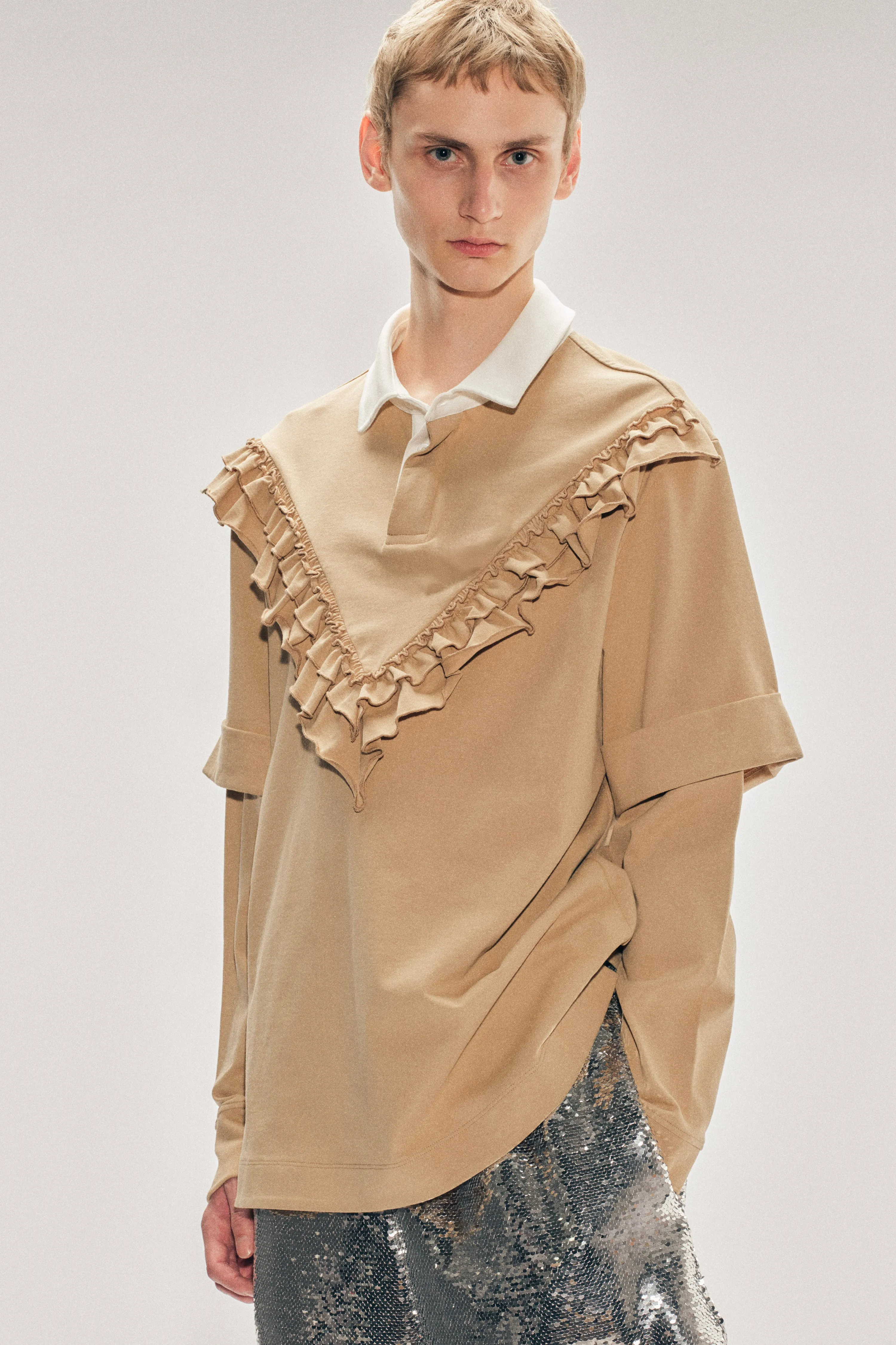 Ruffle Frill Rugby Shirt sold by Simone Rocha product image thumbnail 4