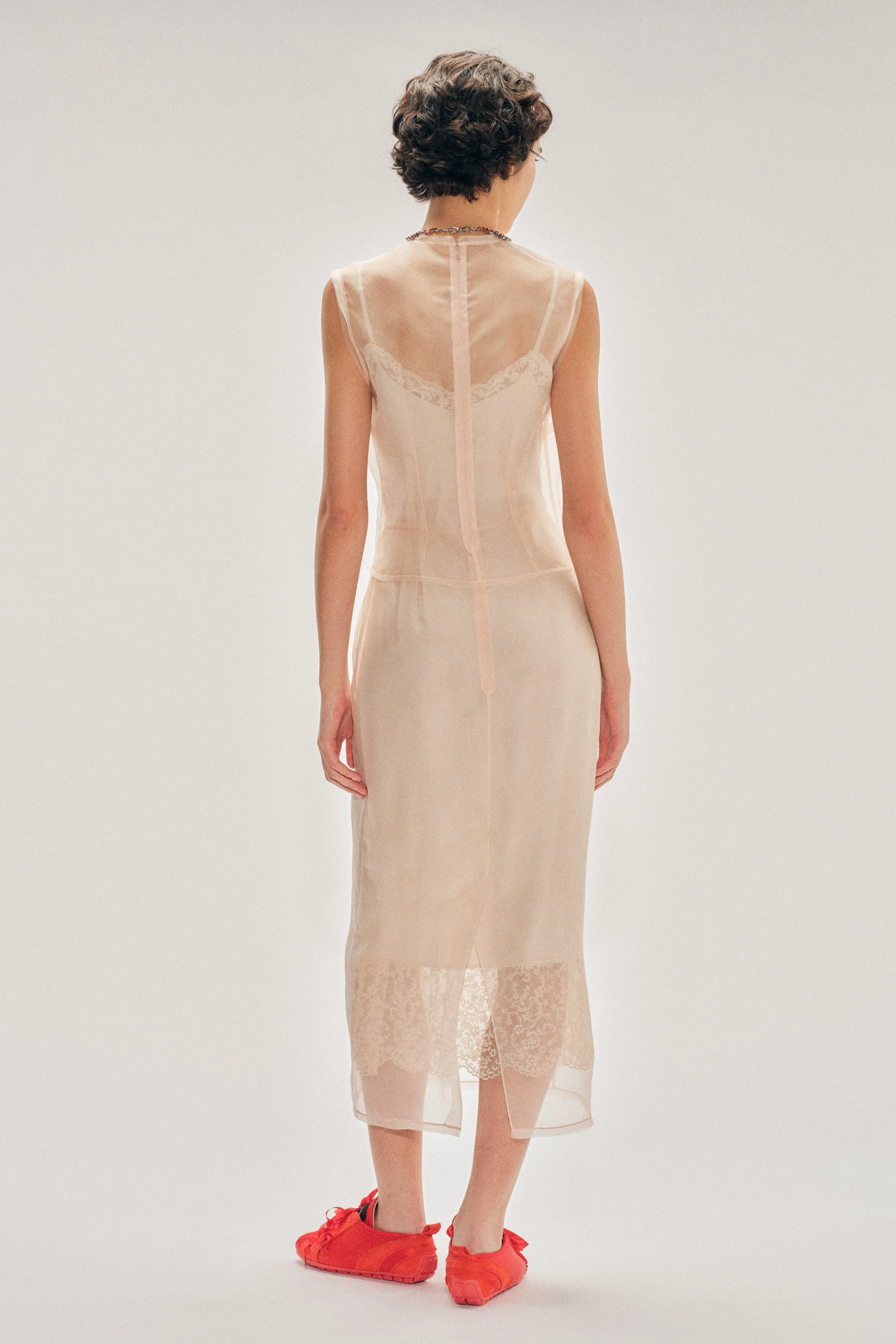 Sheer Frayed Contour Dart Top sold by Simone Rocha product image thumbnail 3