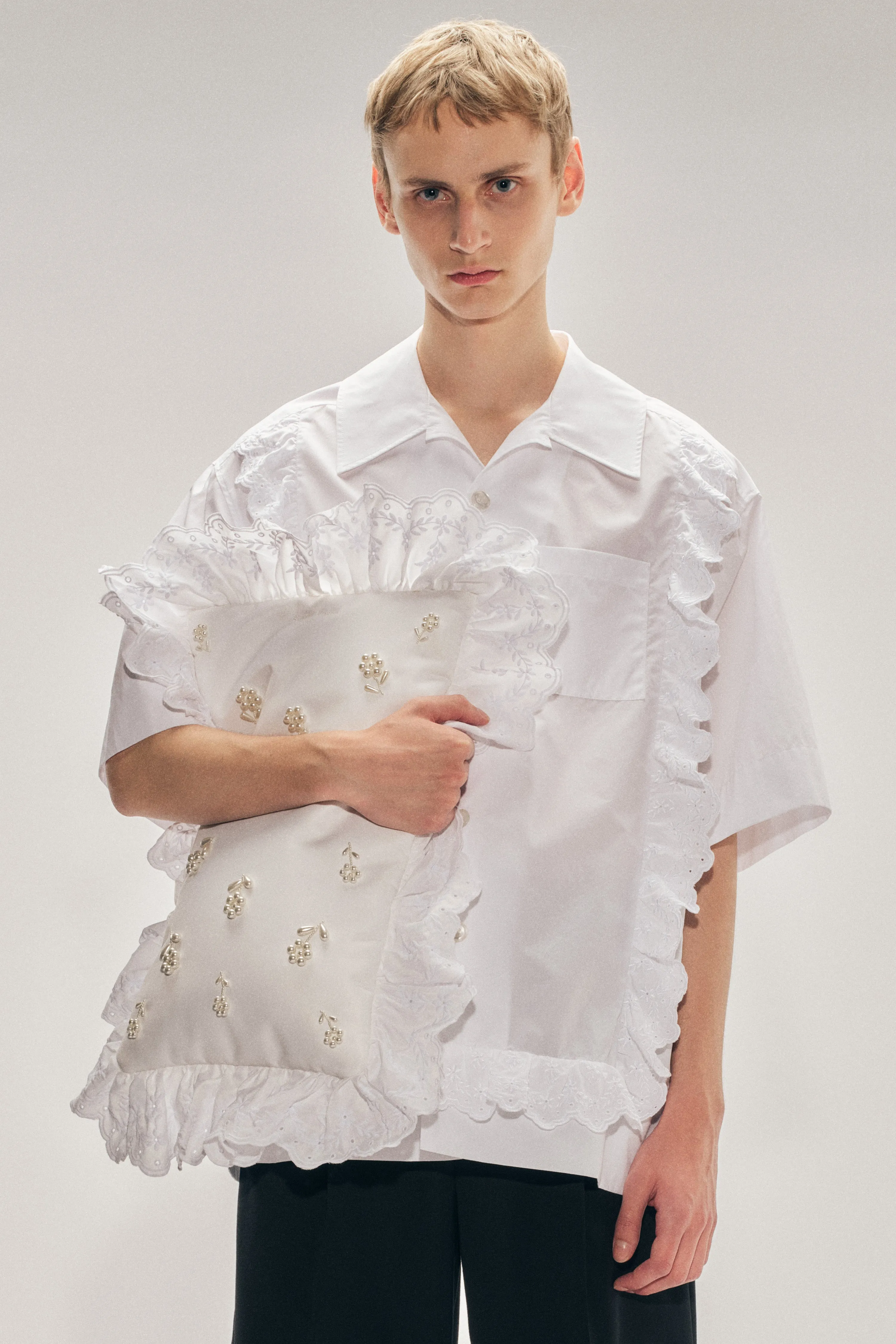 Pillowcase Trim Shirt sold by Simone Rocha product image thumbnail 4