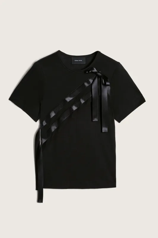 Bow Sash Easy T-Shirt made by Simone Rocha