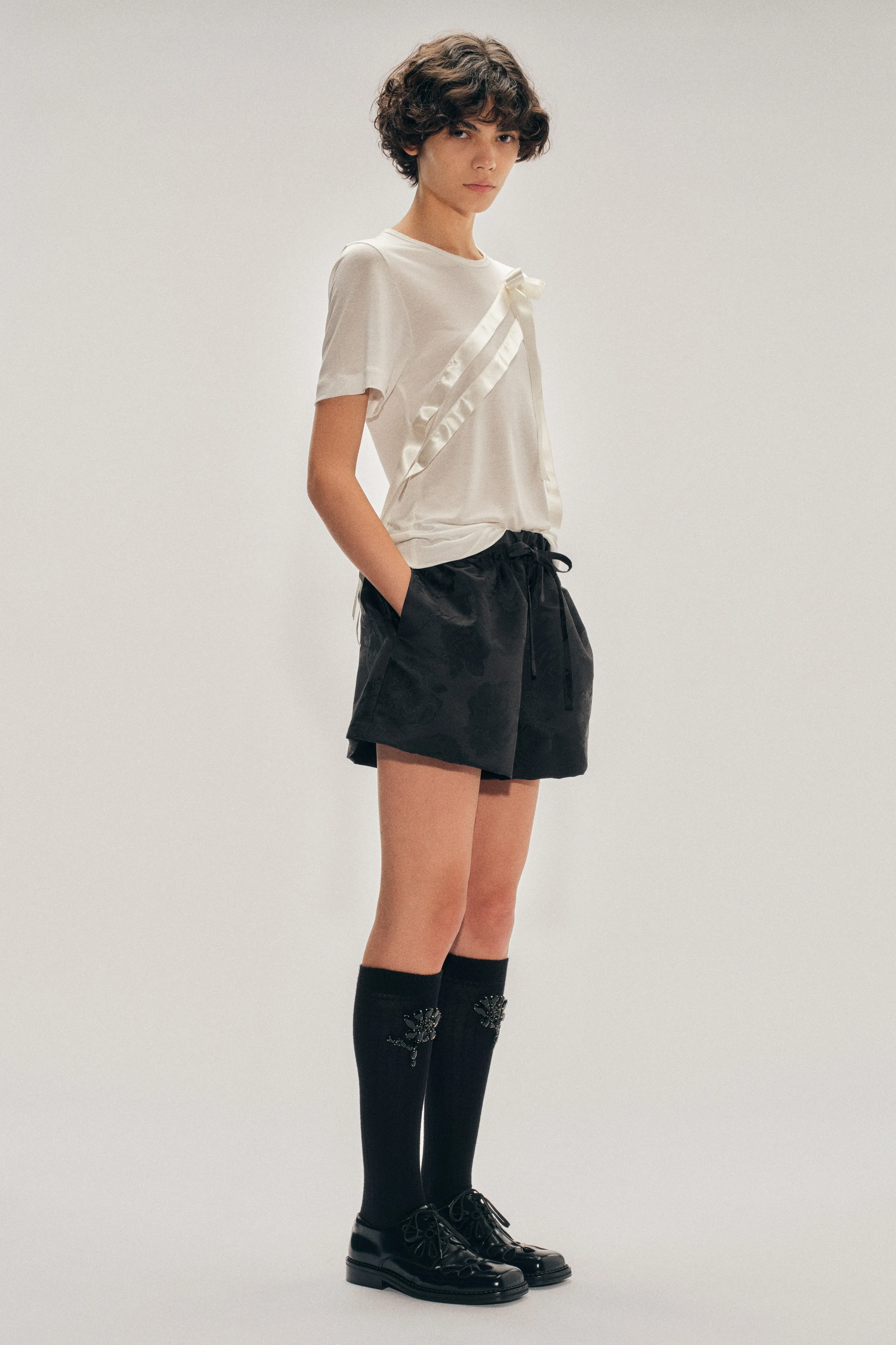 Bow Sash Easy T-Shirt sold by Simone Rocha product image thumbnail 3