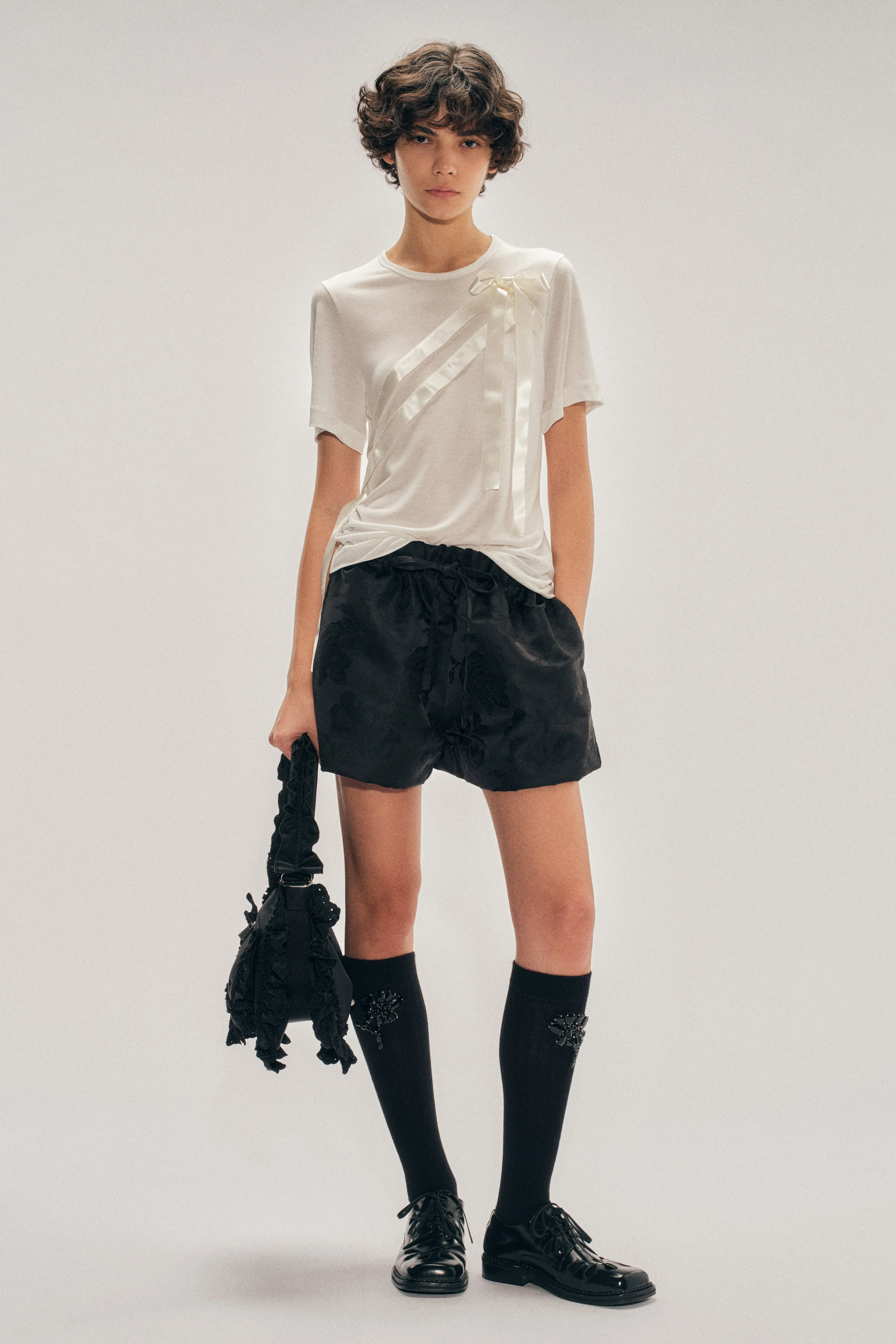 Bow Sash Easy T-Shirt sold by Simone Rocha product image thumbnail 2