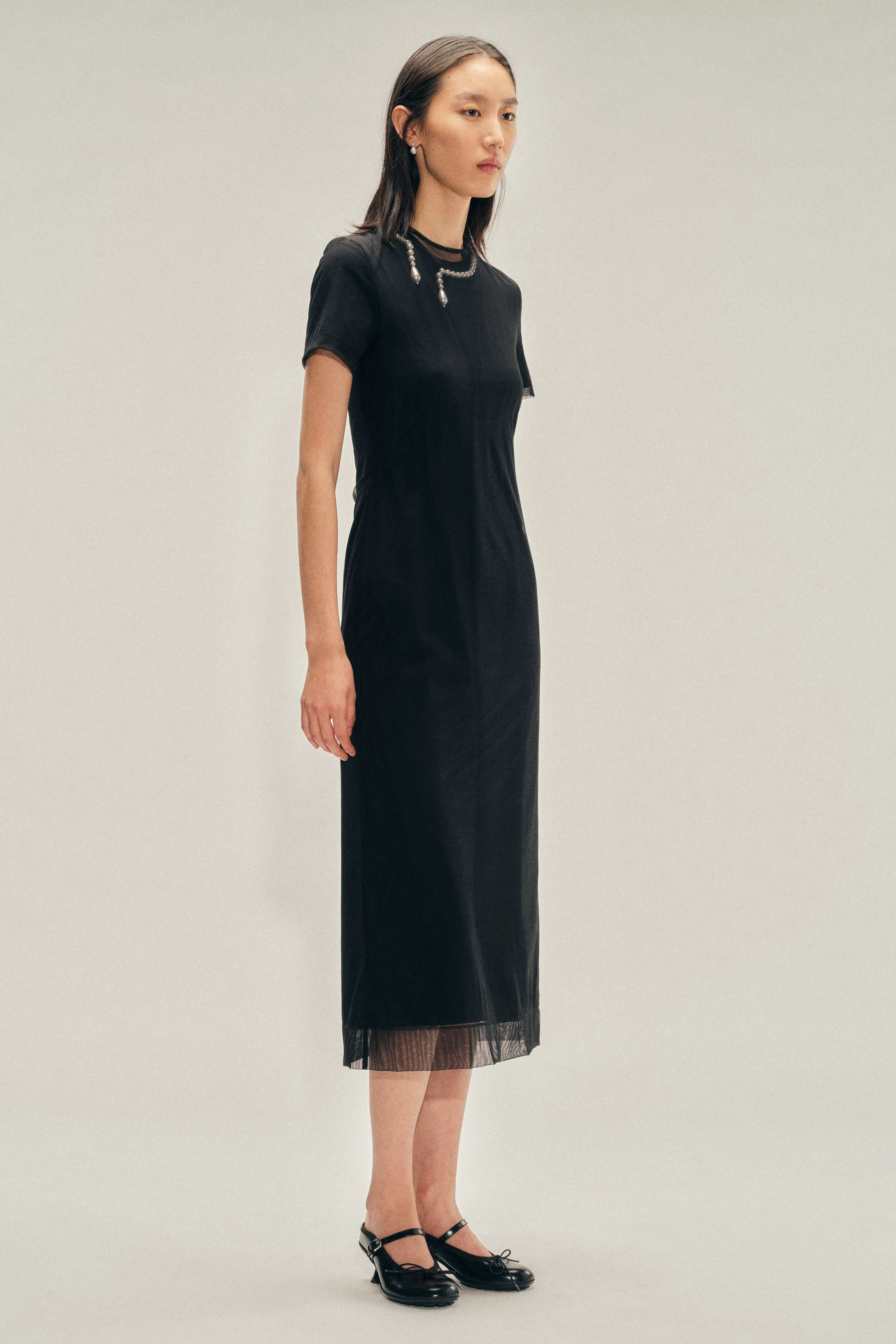 Beaded Layered Liquid Dress sold by Simone Rocha product image thumbnail 2