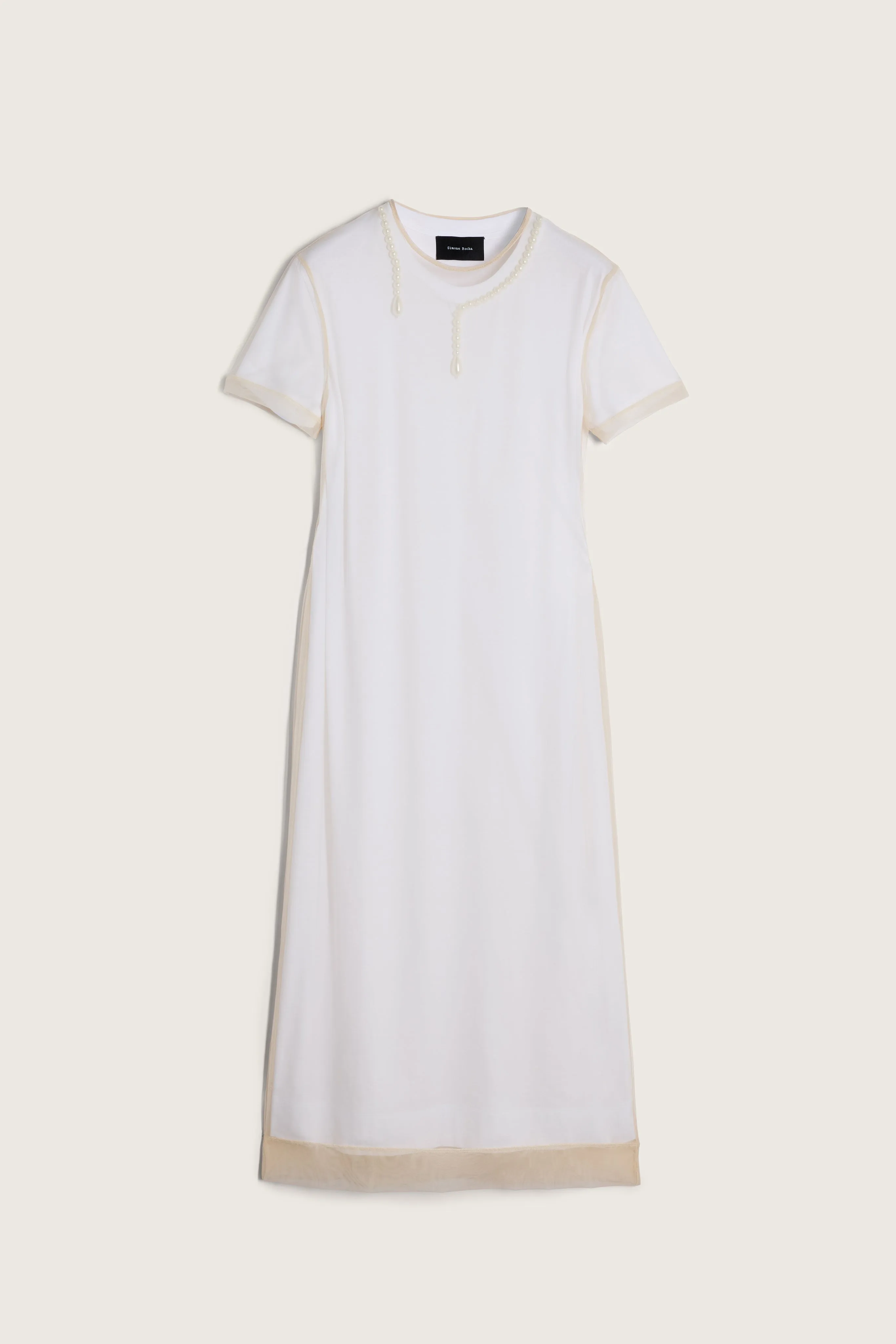 Beaded Layered Liquid Dress sold by Simone Rocha