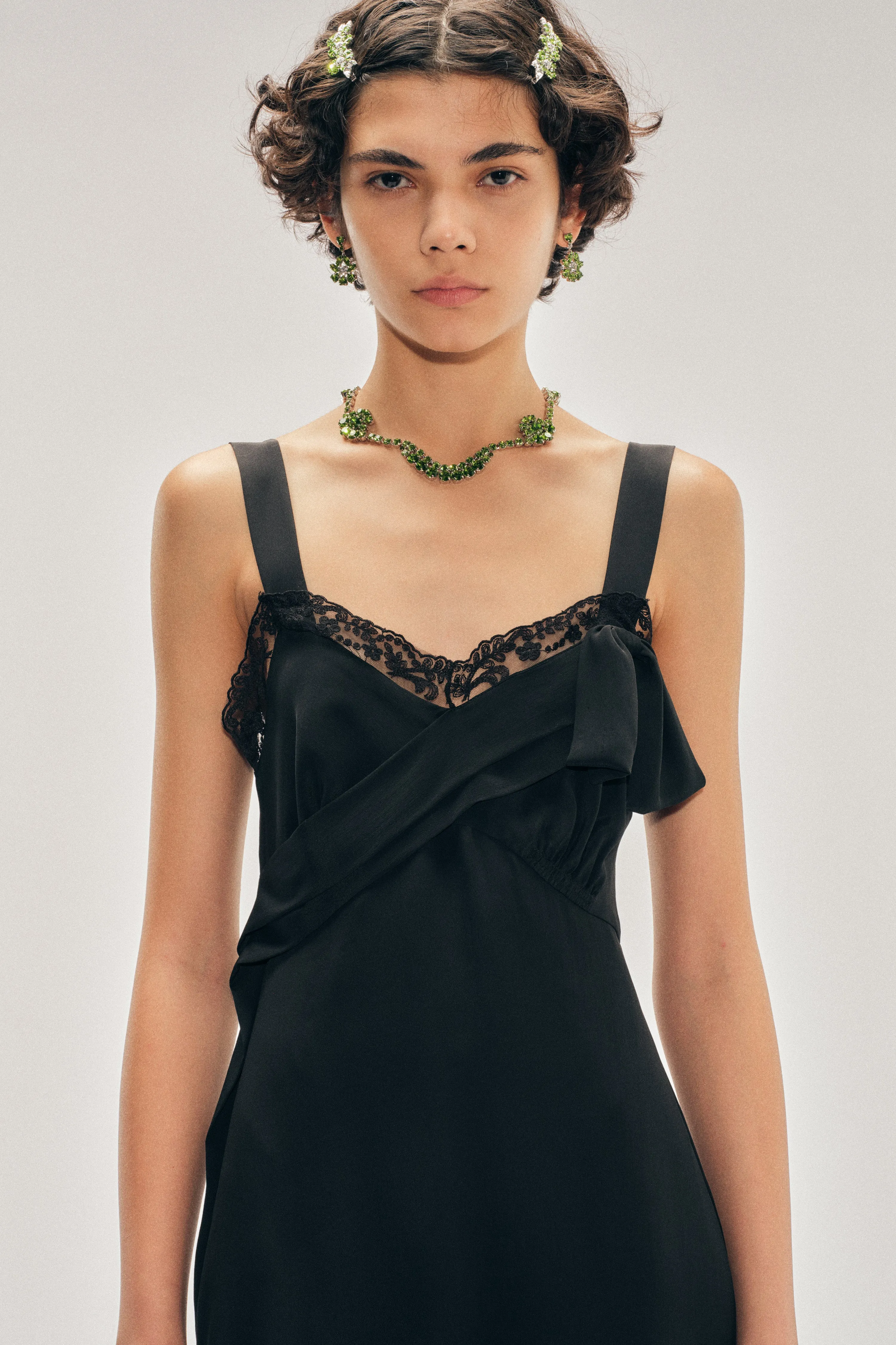 Bow Sash Slip Dress sold by Simone Rocha product image thumbnail 4