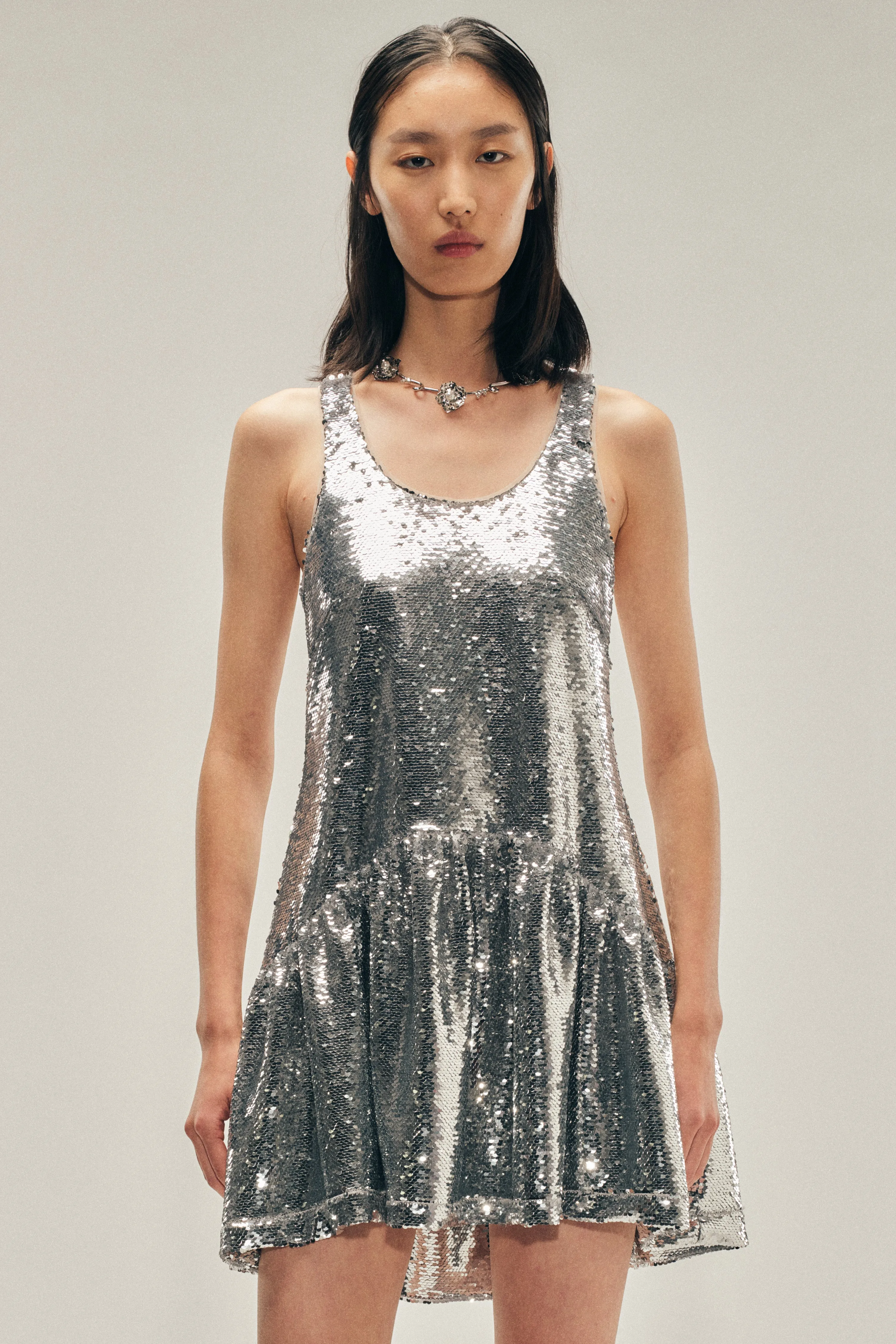 Tapered Back Peplum Mini Dress sold by Simone Rocha product image thumbnail 2