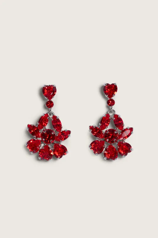 Heartbloom Drop Earrings sold by Simone Rocha
