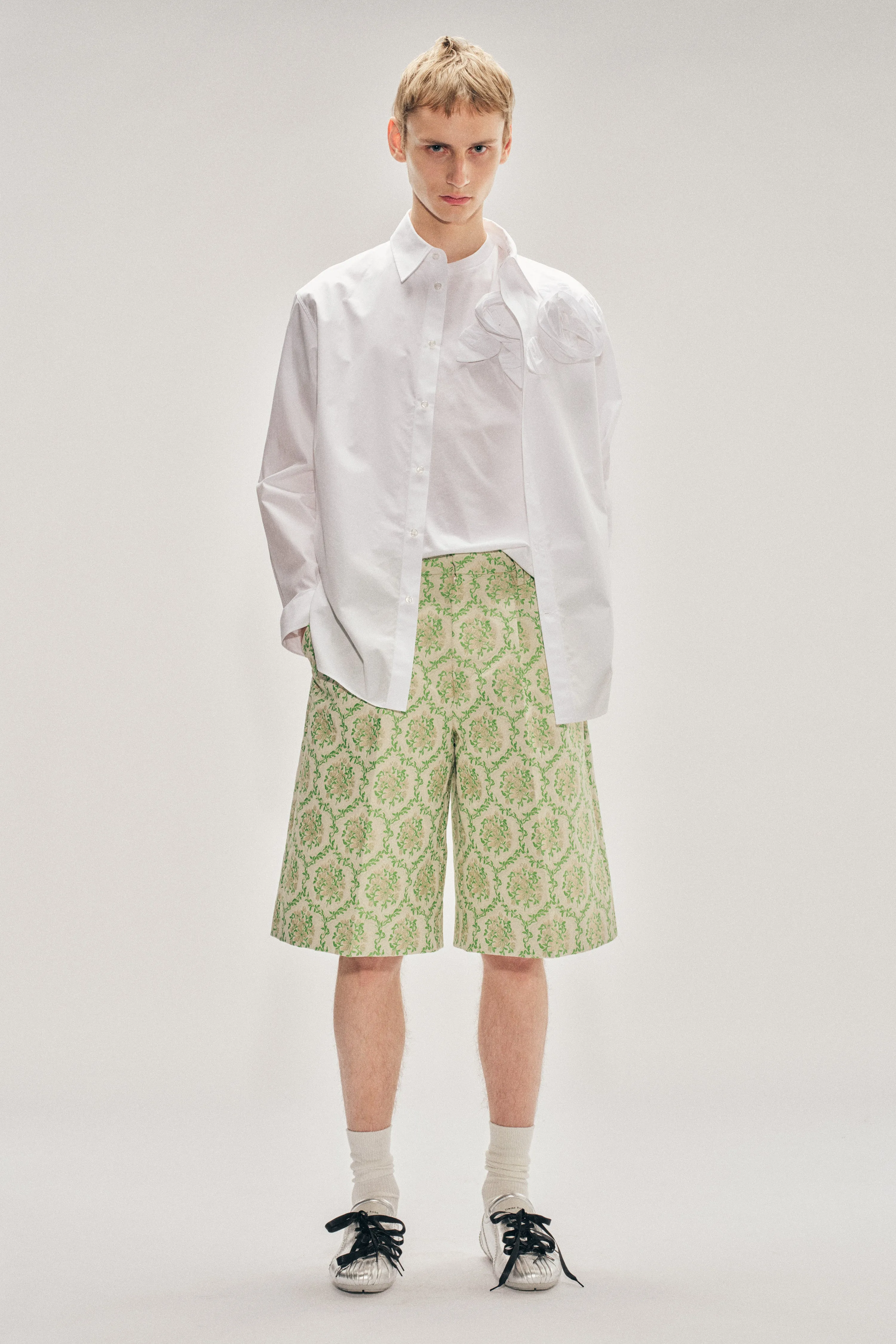 Pressed Rosette Easy Shirt sold by Simone Rocha product image thumbnail 2
