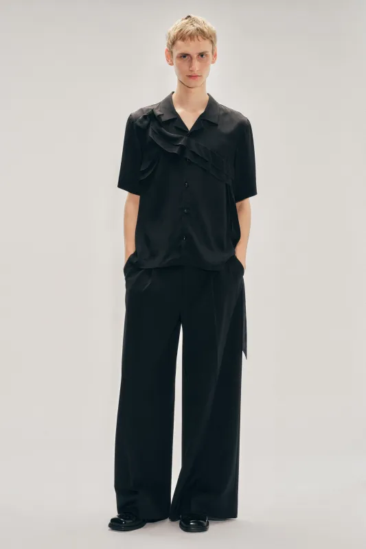 Pressed Bow Sash Shirt made by Simone Rocha